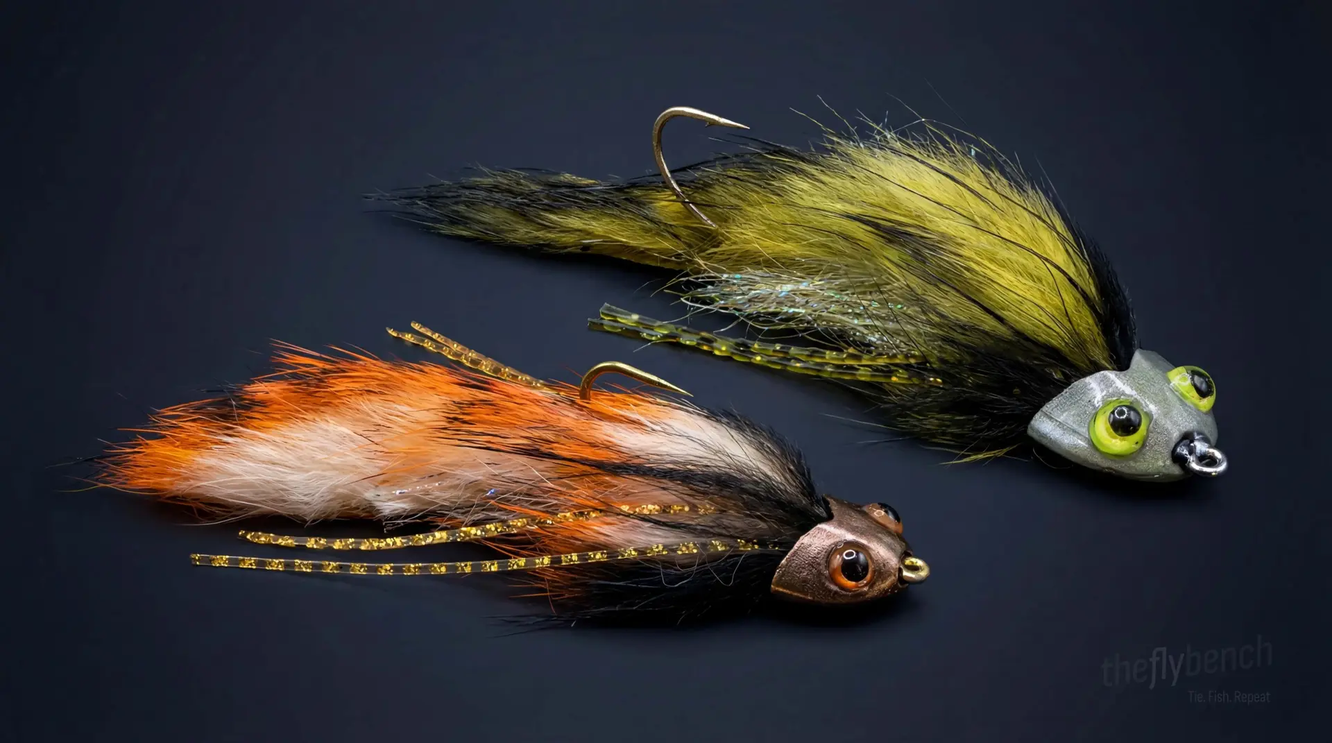 Sculpin Helmet Bugger fly pattern - imitates Sculpins tied for Trout, Bass