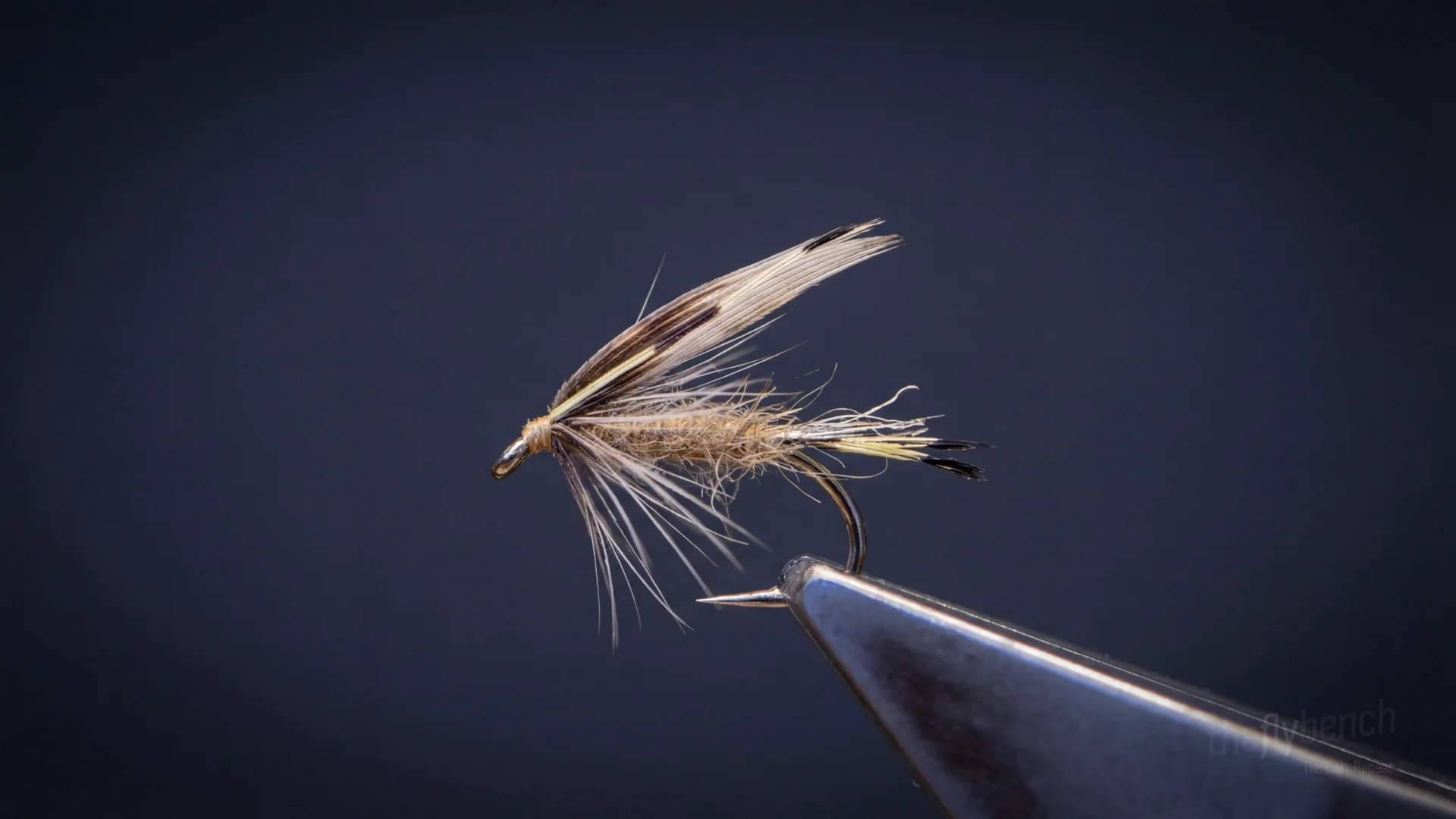 Bee Sting fly pattern - imitates Mayflies, Caddis tied for Trout