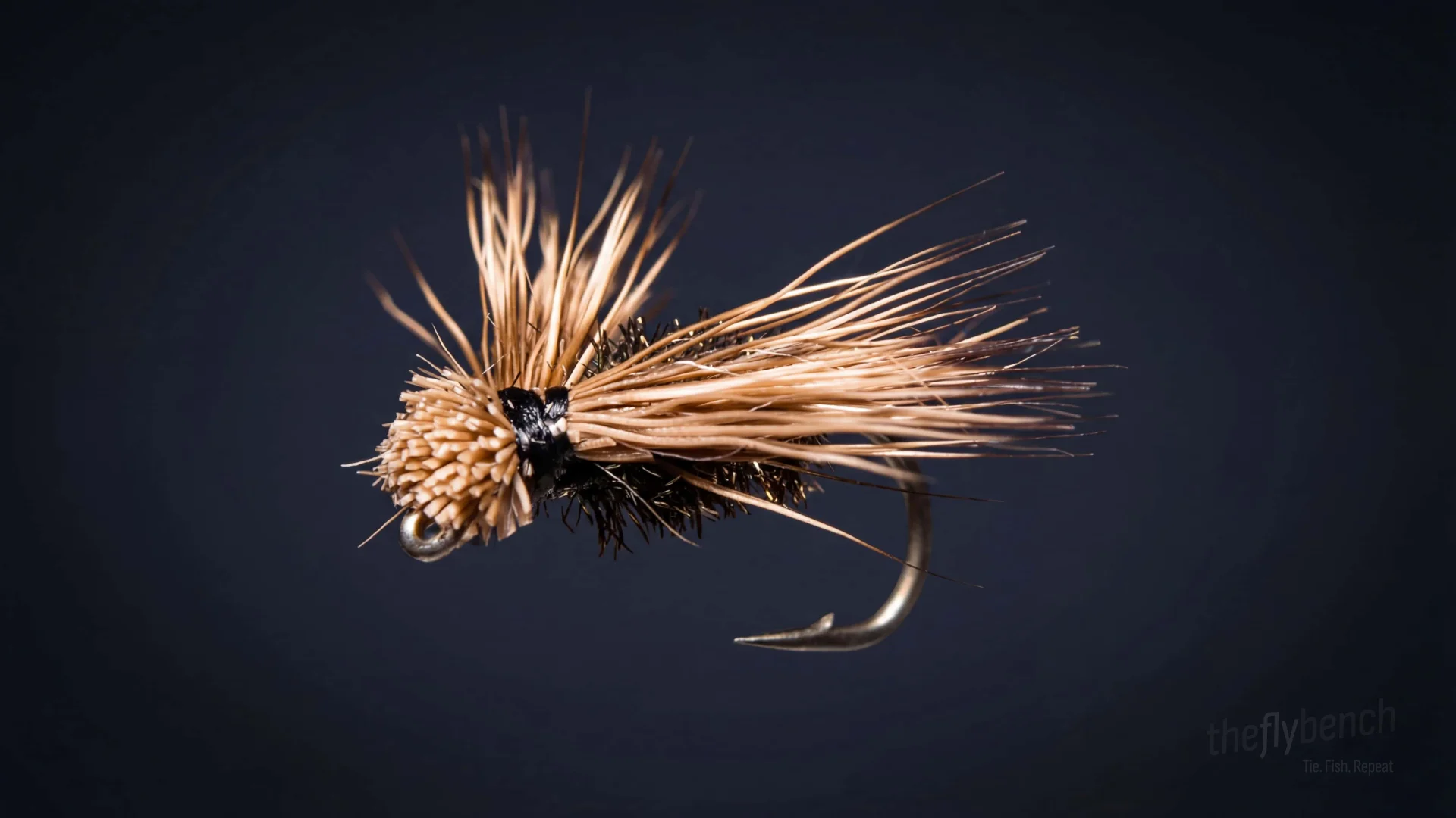 BPS Spent Caddis fly pattern - imitates Caddis tied for Trout