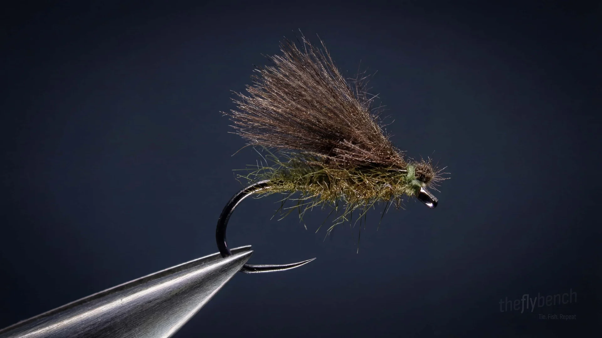 CDC Caddis fly pattern - imitates Caddis tied for Trout