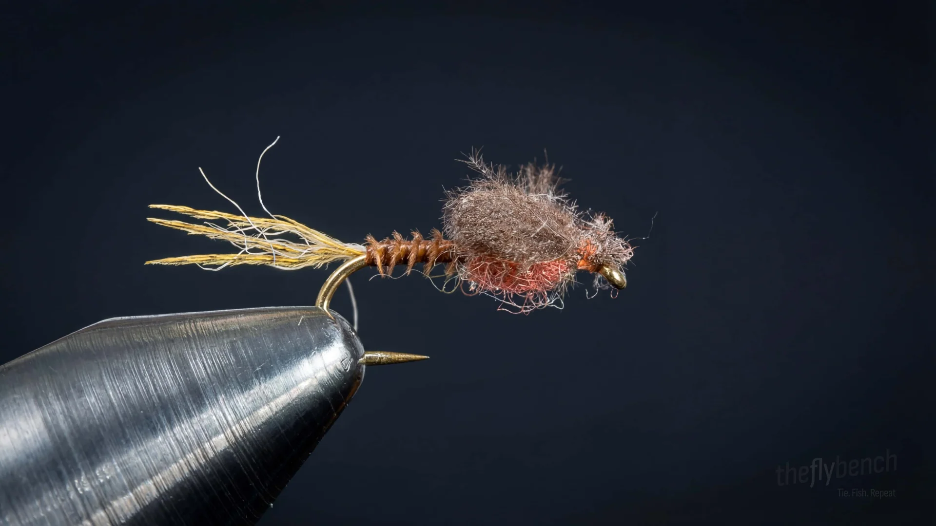 CDC Captive Dun fly pattern - imitates Mayflies tied for Trout