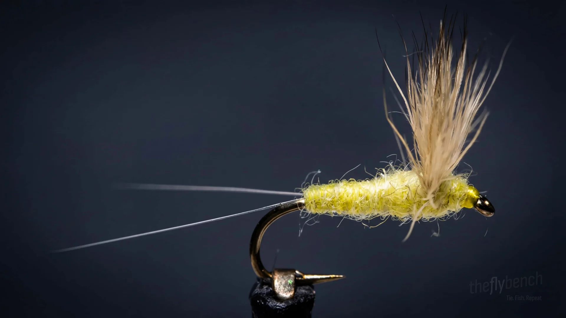 Comparadun fly pattern - imitates Mayflies tied for Trout