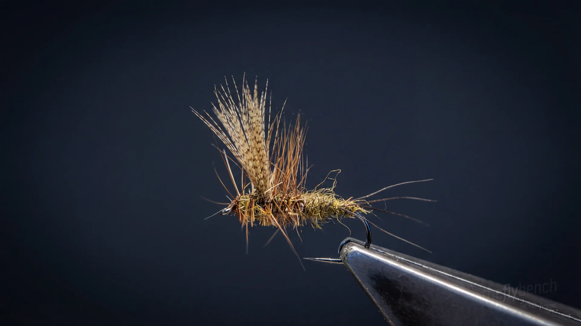Dark Kyl fly pattern - imitates Mayflies, Caddis tied for Trout