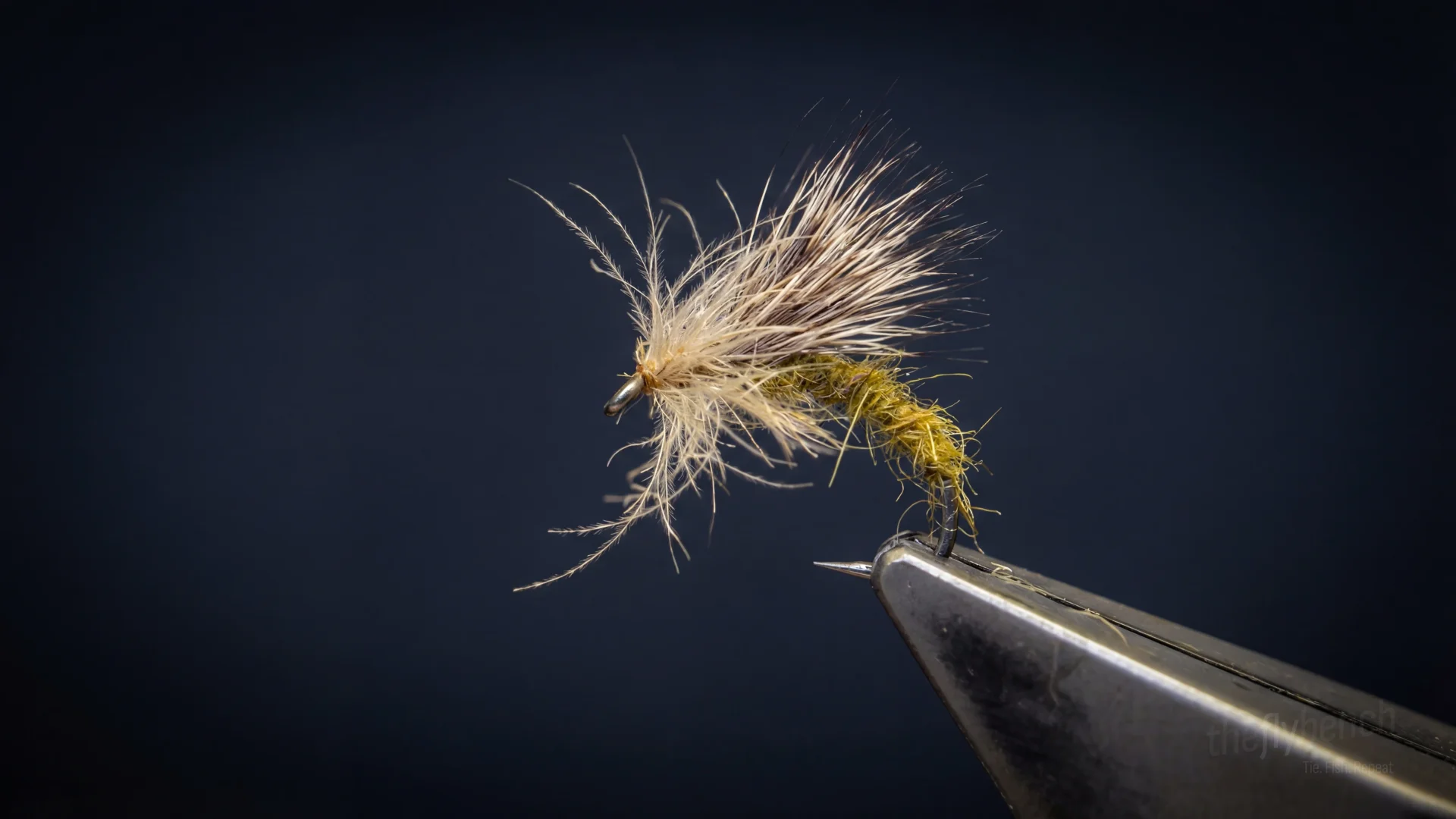 Double Whammy fly pattern - imitates Mayflies, Caddis tied for Trout