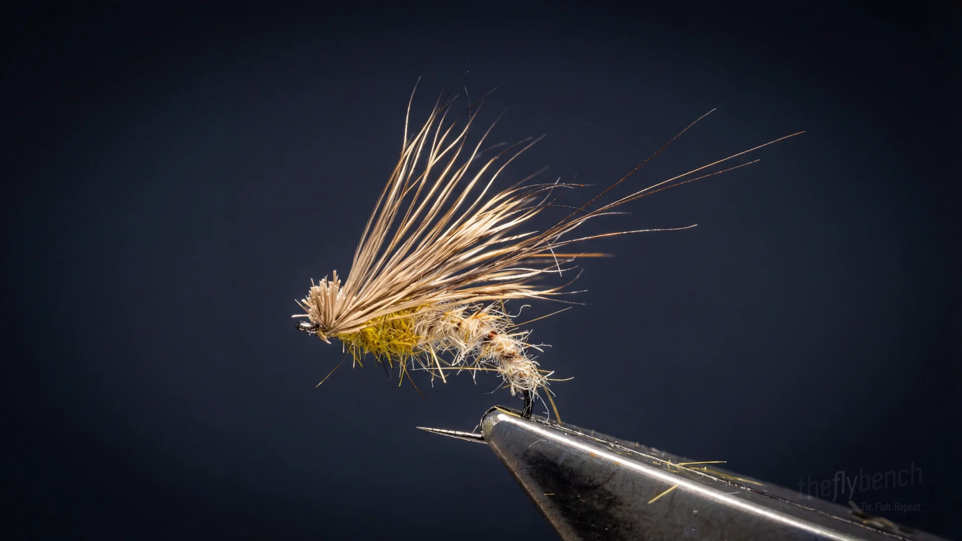 ED (Ephemera Danica) fly pattern - imitates Mayflies, Caddis tied for Trout
