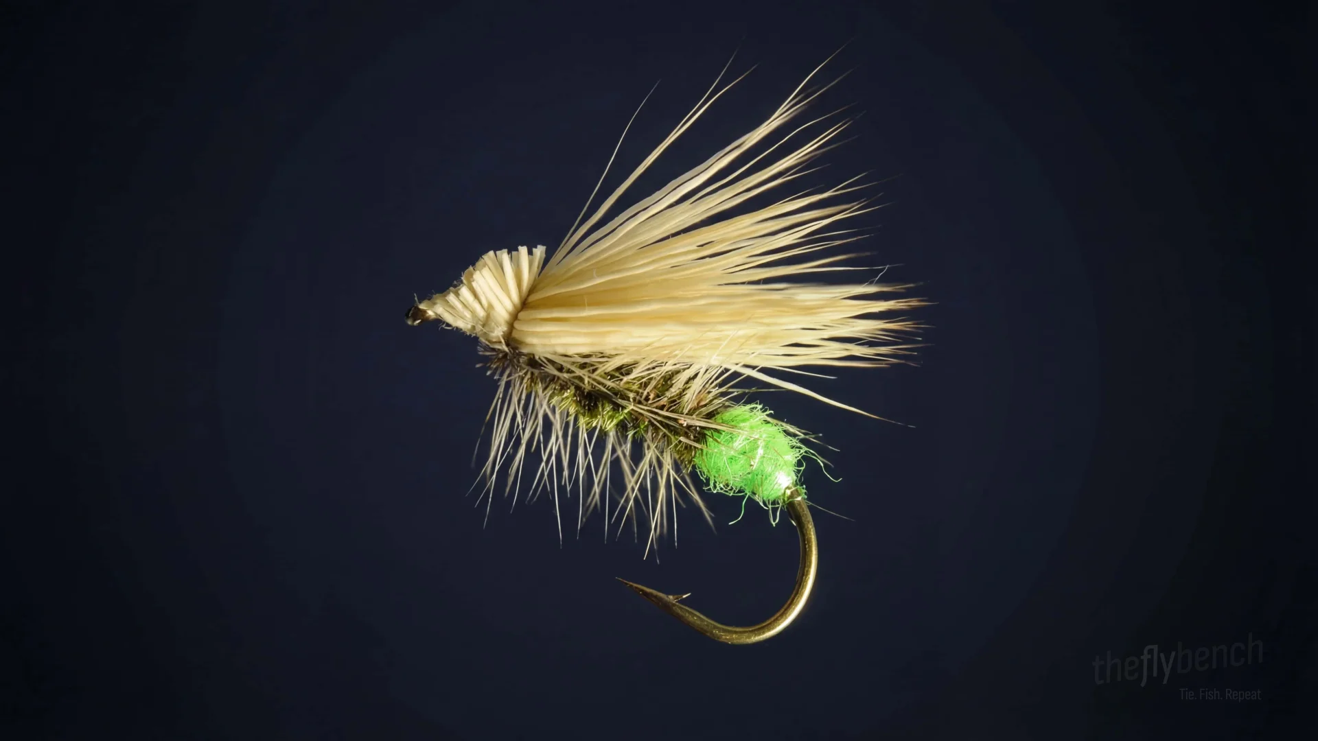 Egg Laying Elk Hair Caddis fly pattern - imitates Caddis tied for Trout