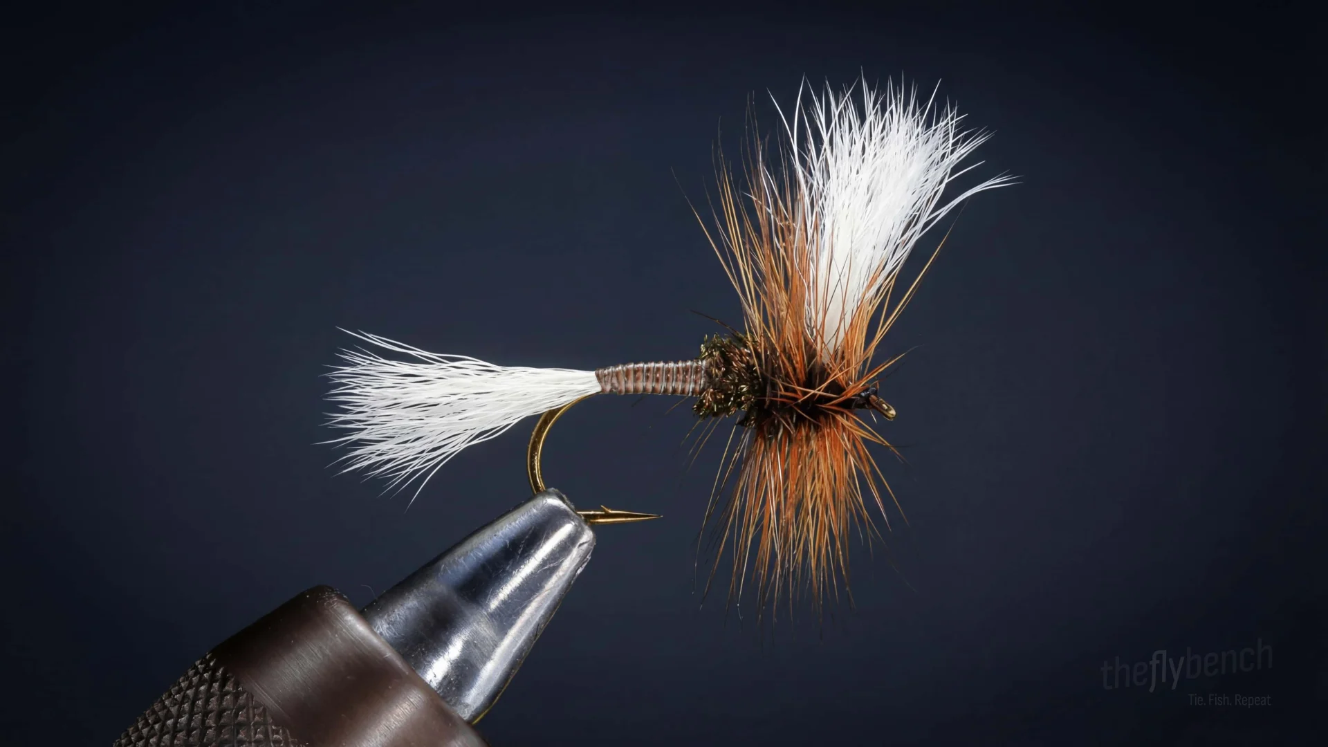 H&L Variant fly pattern - imitates Mayflies tied for Trout