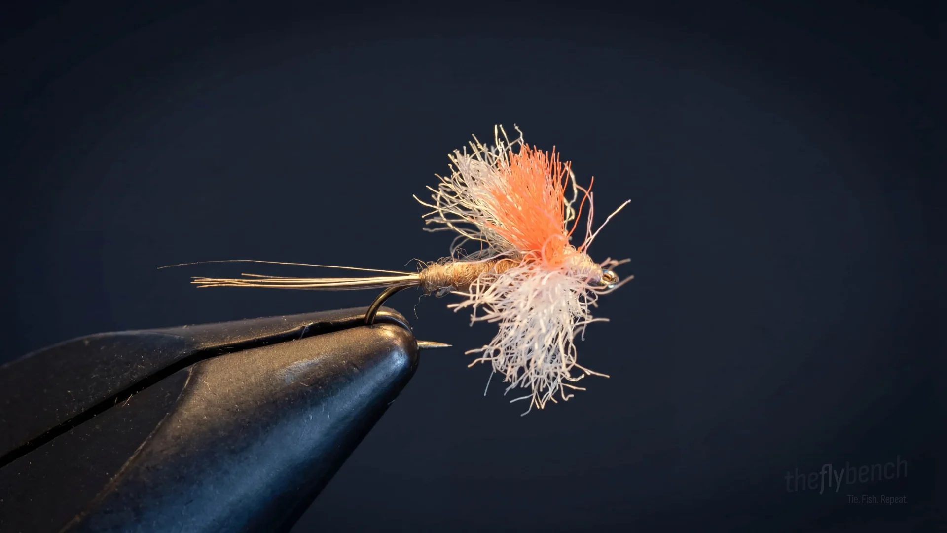 Hi-Vis Callibaetis Spinner fly pattern - imitates Mayflies tied for Trout