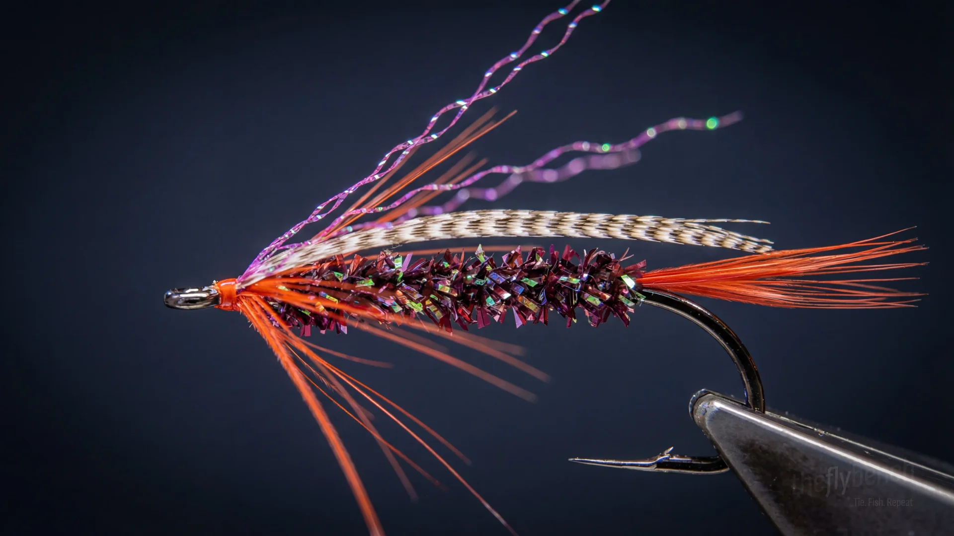 KCK (Kelly's Coho Killer) fly pattern - imitates Mayflies, Caddis tied for Trout