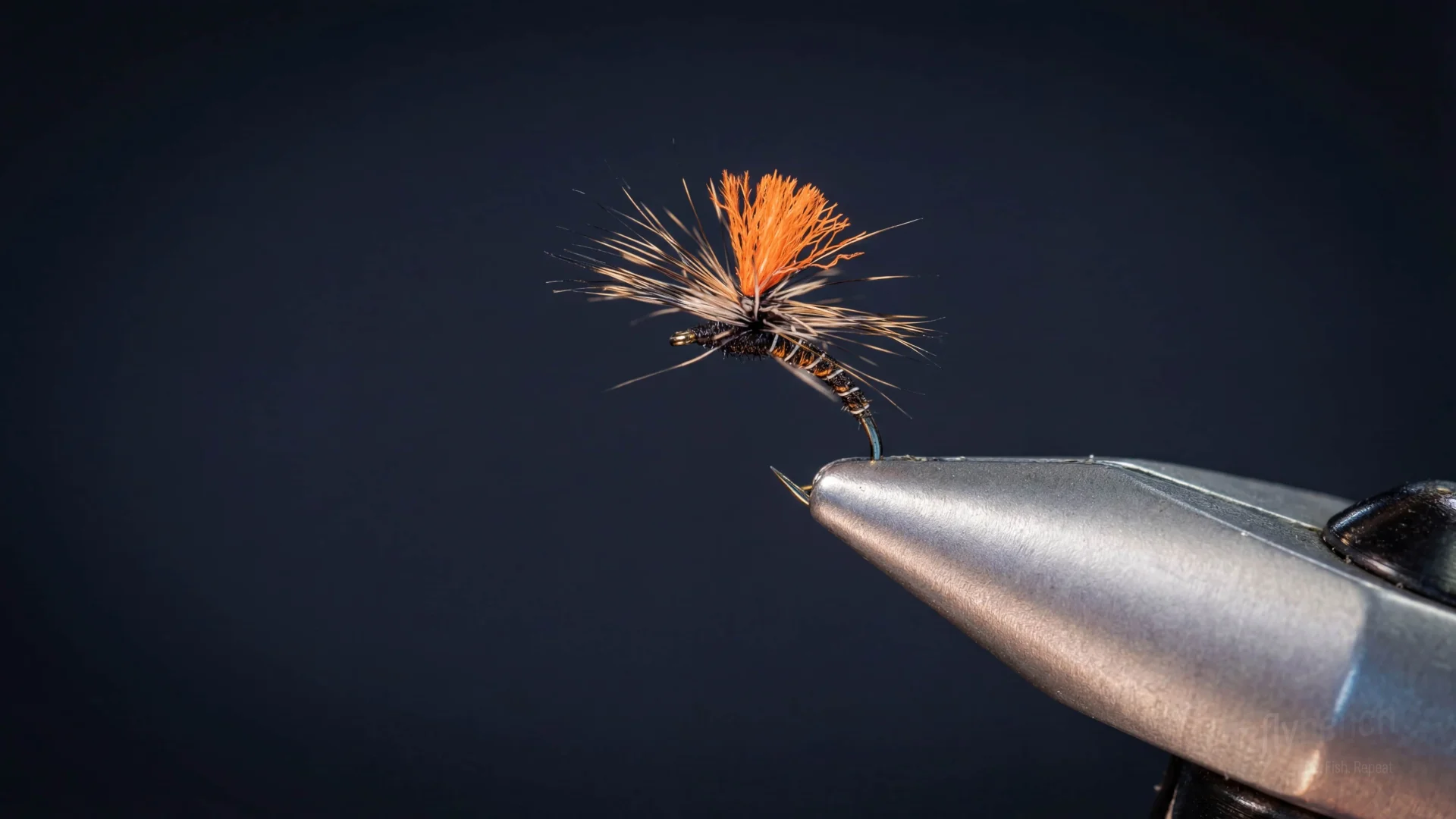 Klinkhammer fly pattern - imitates Mayfly Emergers tied for Trout