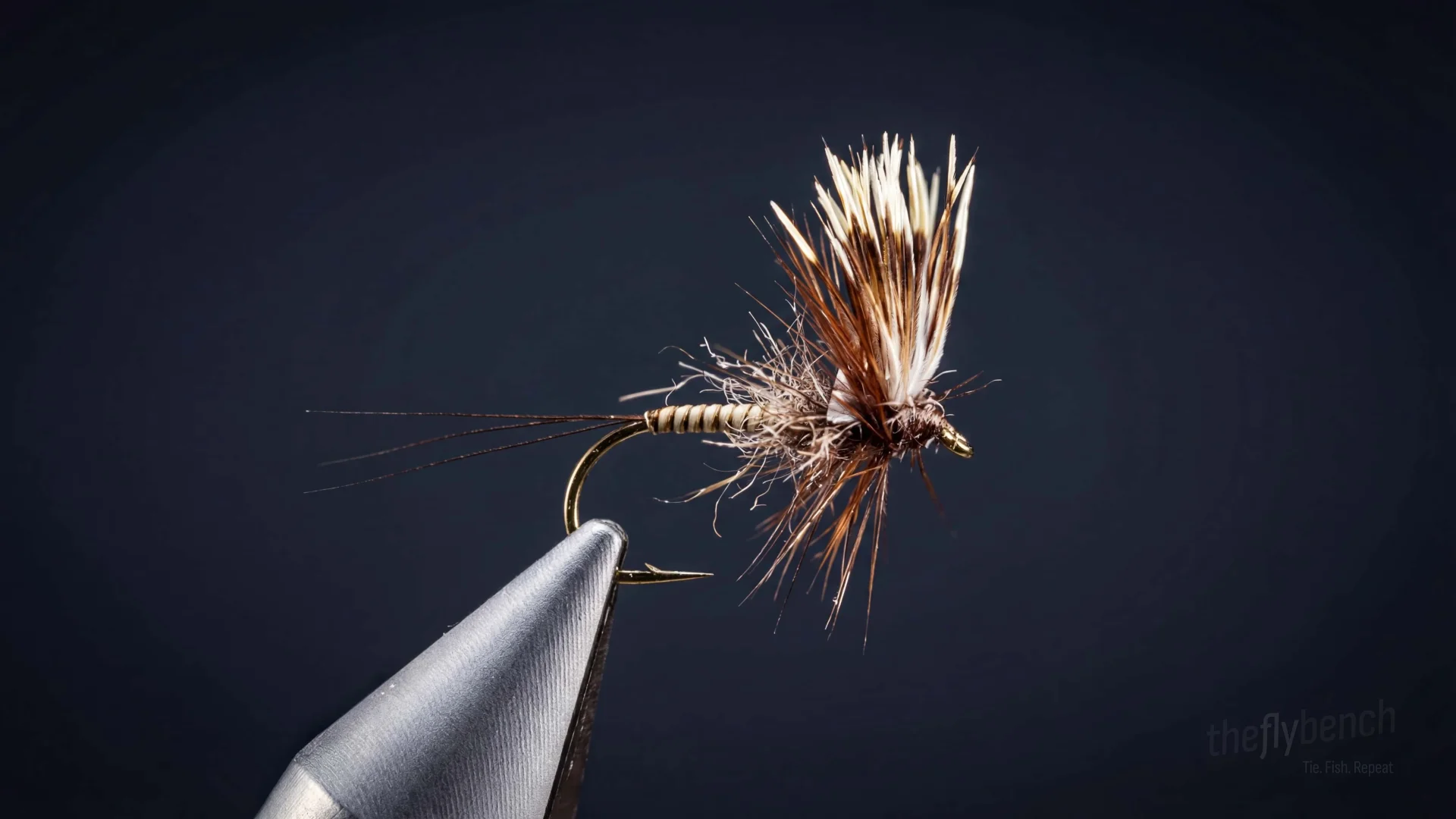 Klipspringer Cripple Mayfly fly pattern - imitates Mayfly Emergers tied for Trout