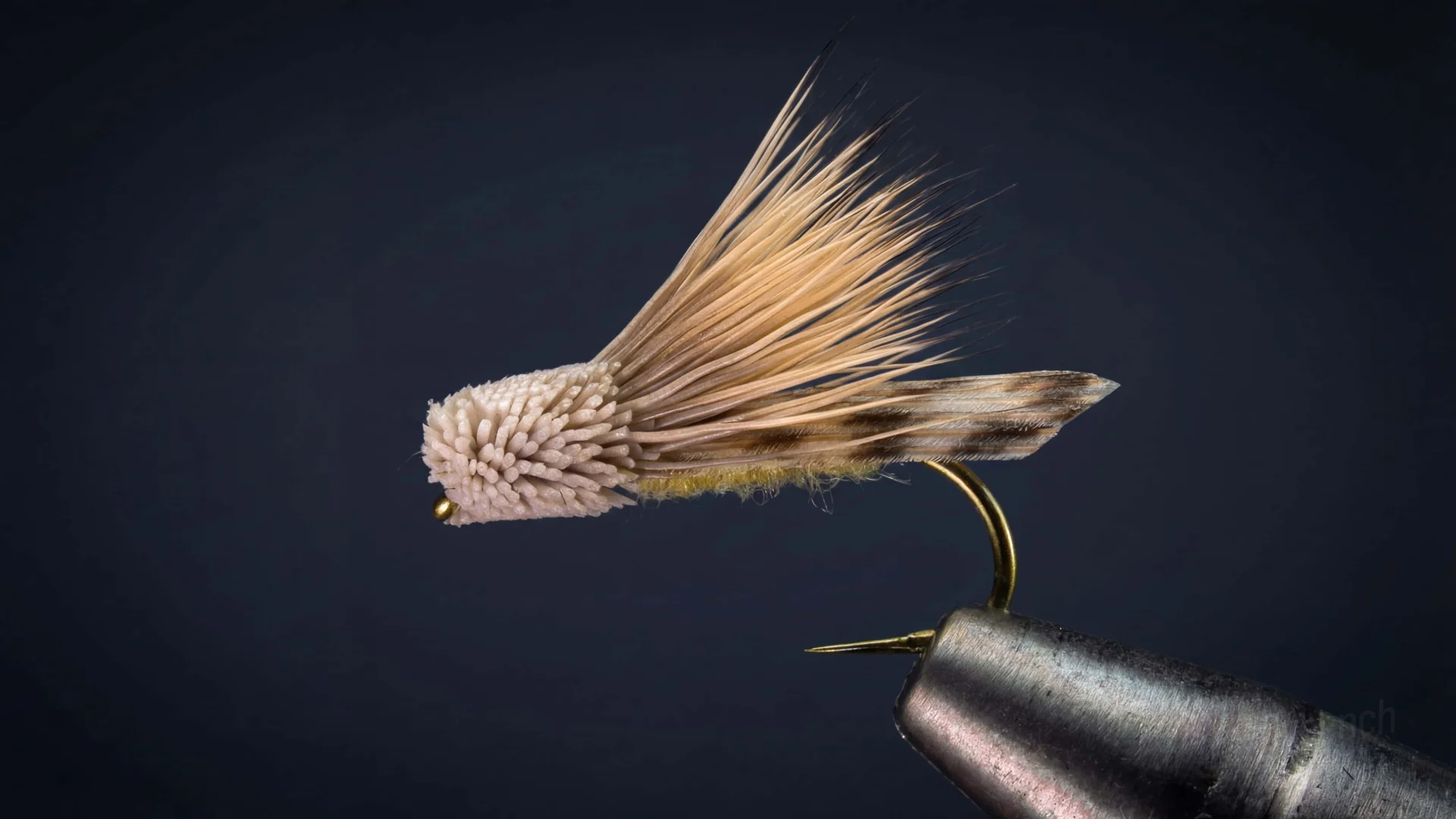 Letort Hopper fly pattern - imitates Grasshoppers tied for Trout