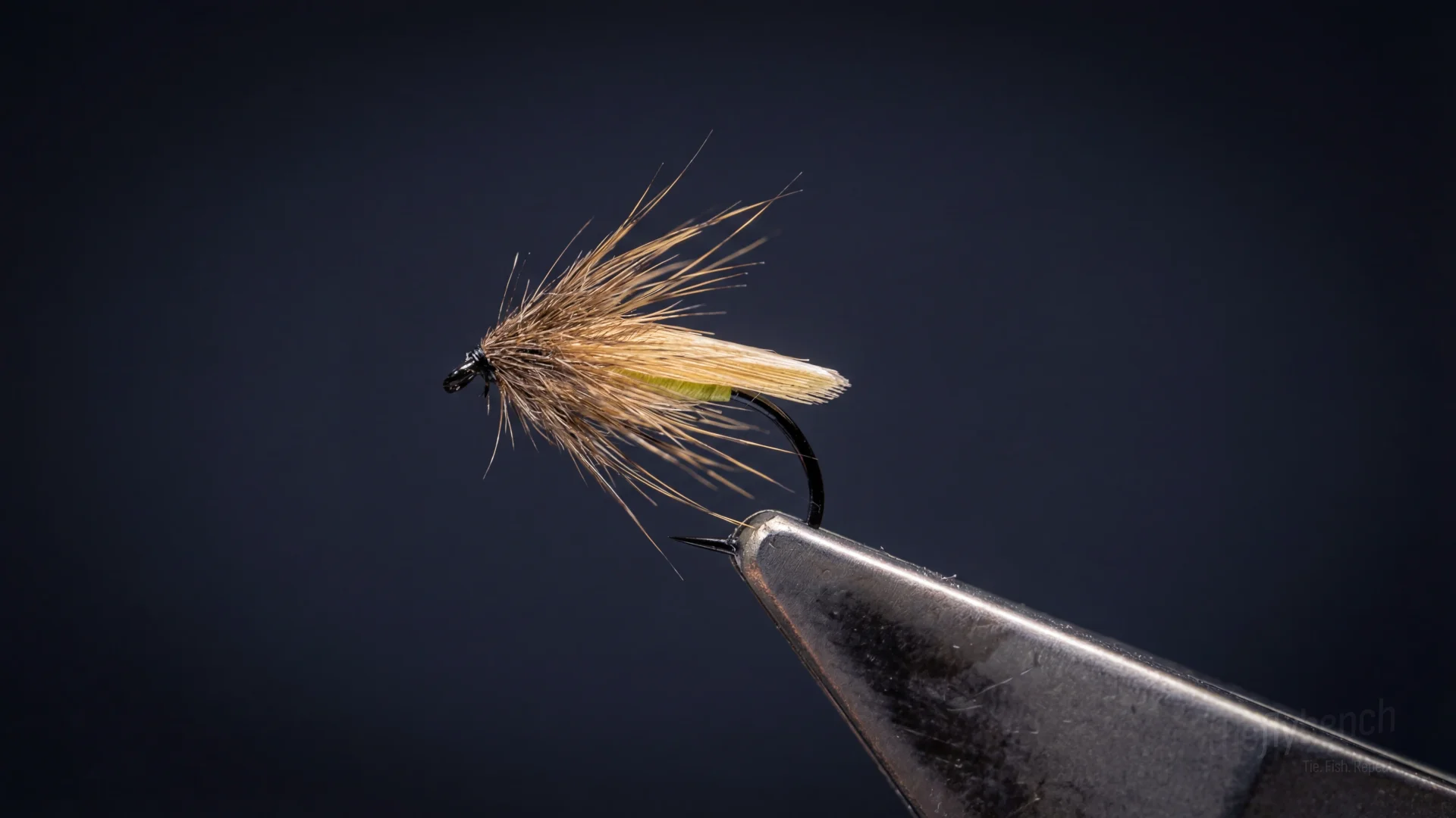 Ovi-Caddis fly pattern - imitates Caddis tied for Trout