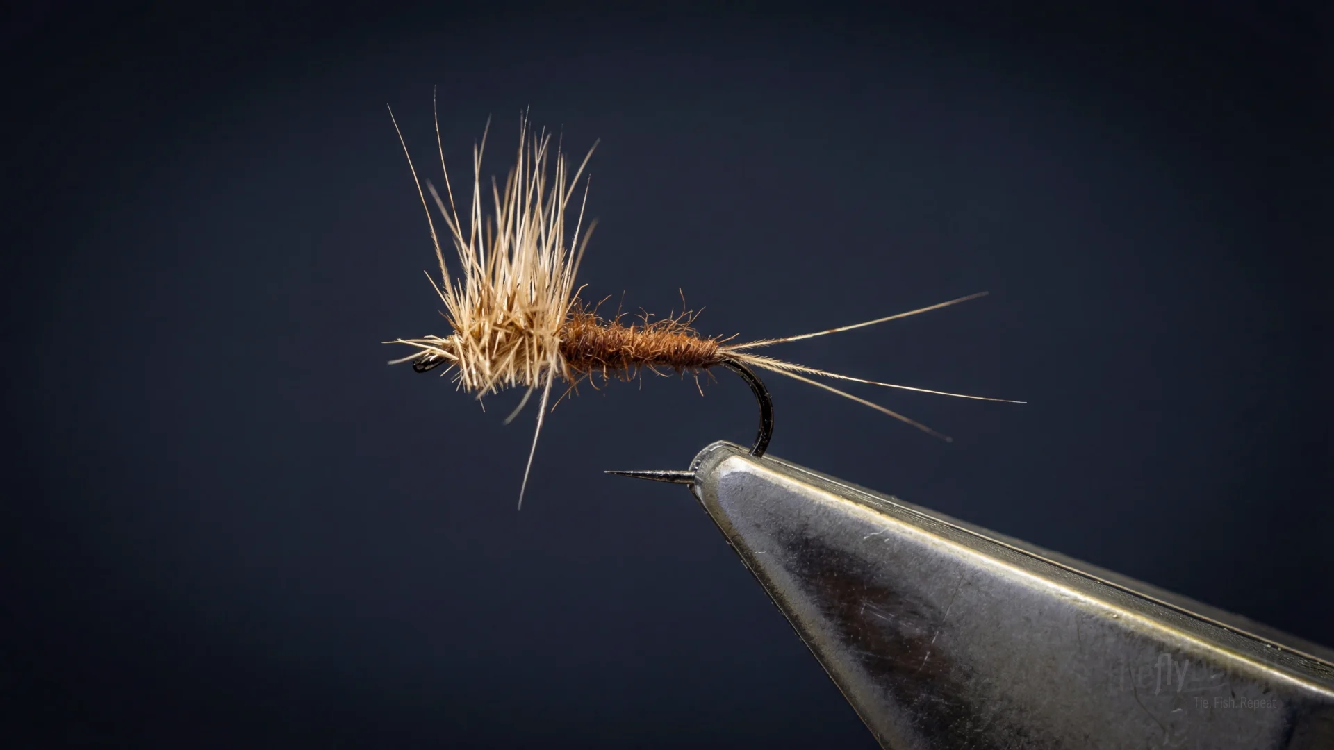 PMDS (Pale Morning Dun Spinner) fly pattern - imitates Mayflies tied for Trout