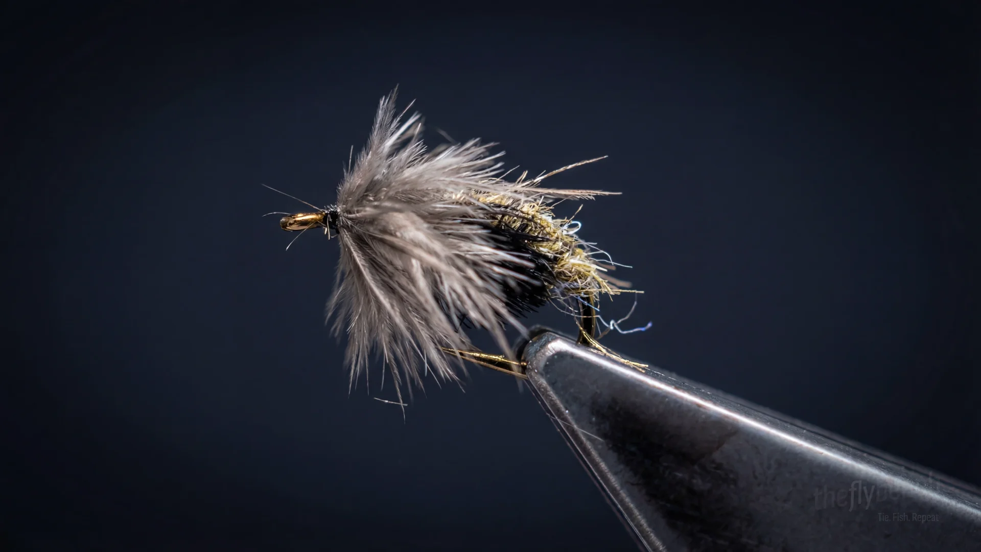 Pup-Ate fly pattern - imitates Mayflies, Caddis tied for Trout