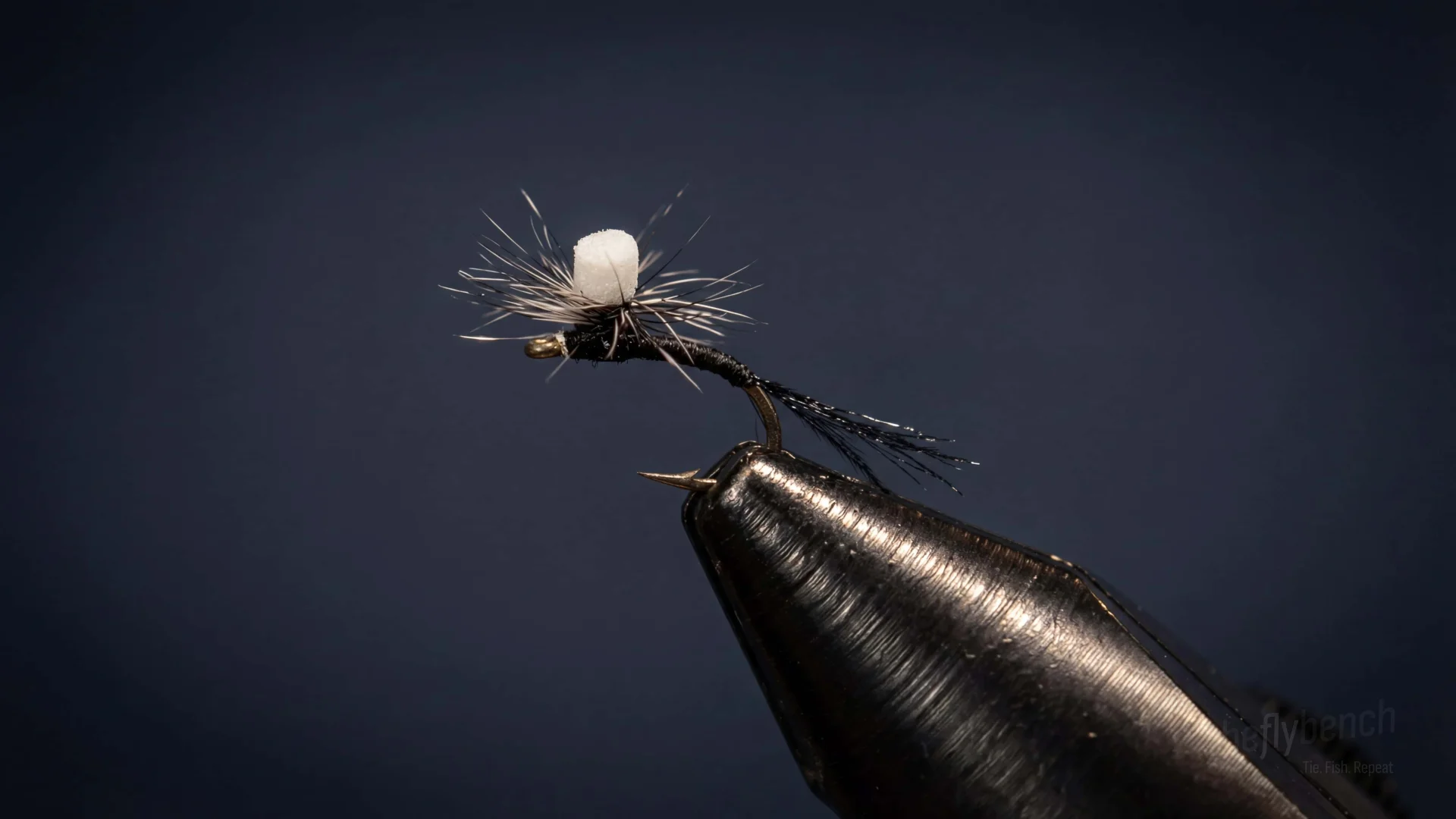 Sprout Midge fly pattern - imitates Midges tied for Trout