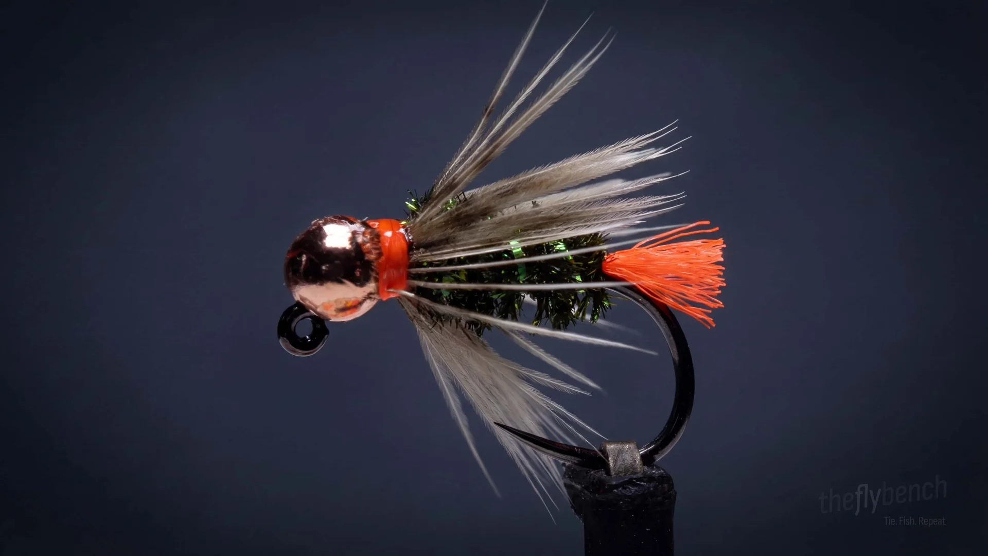Blowtorch Nymph fly pattern - imitates Mayflies tied for Trout