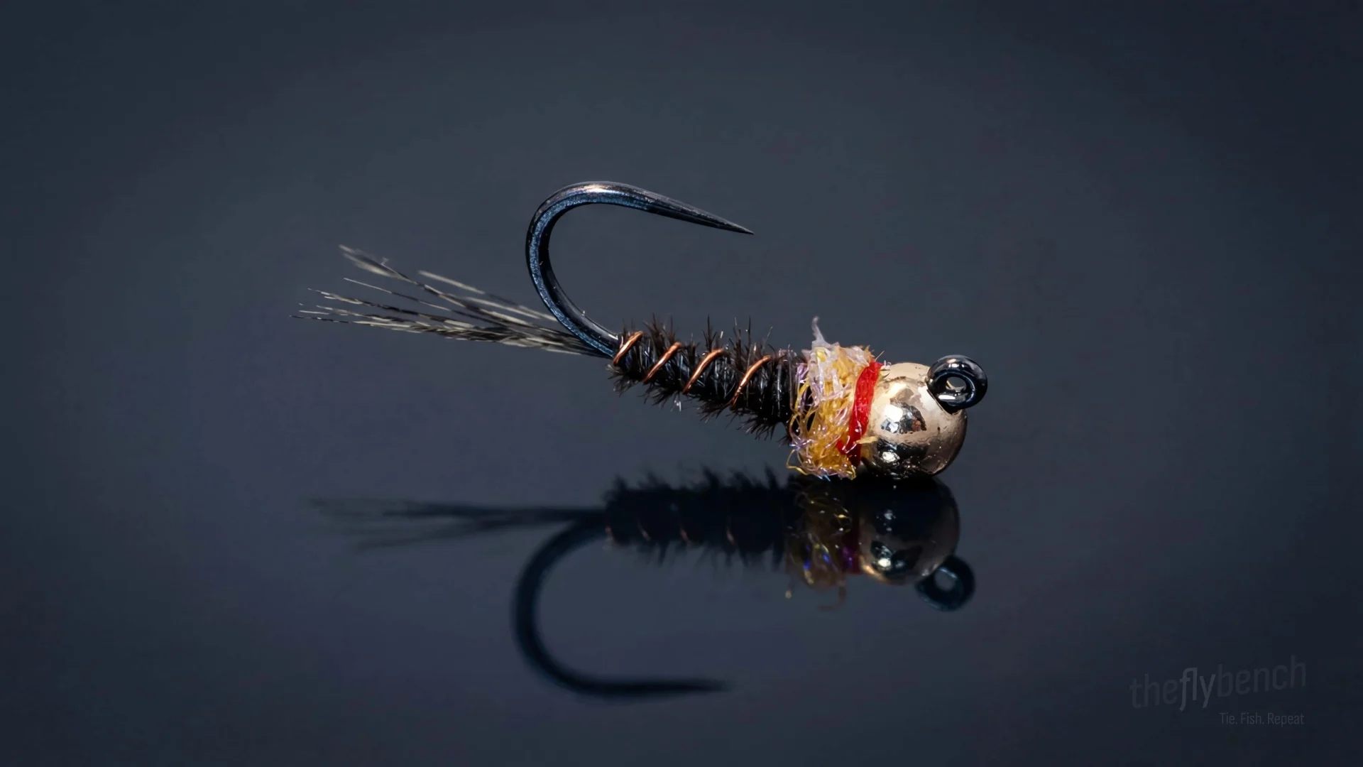 Egan's Frenchie fly pattern - imitates Mayfly Nymphs tied for Trout