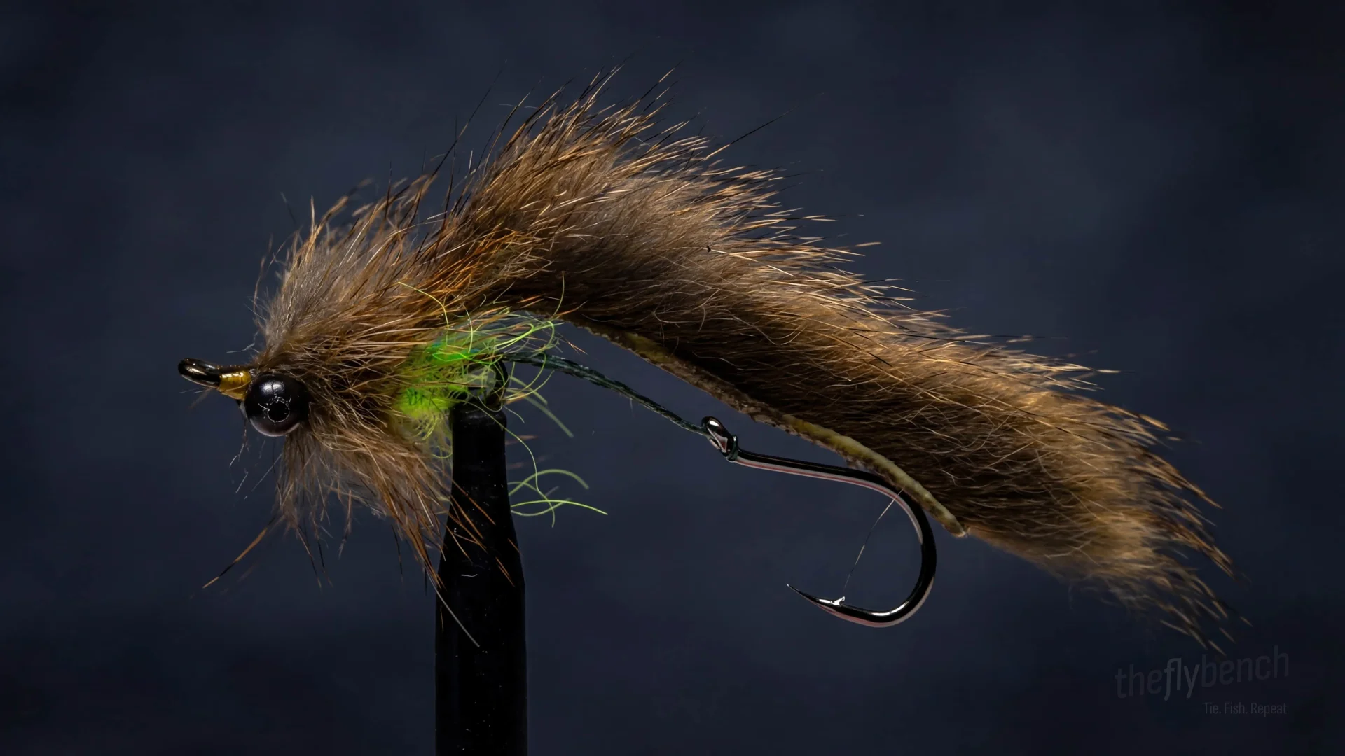 Intruder Leech fly pattern - imitates Leeches, Baitfish tied for Trout, Steelhead