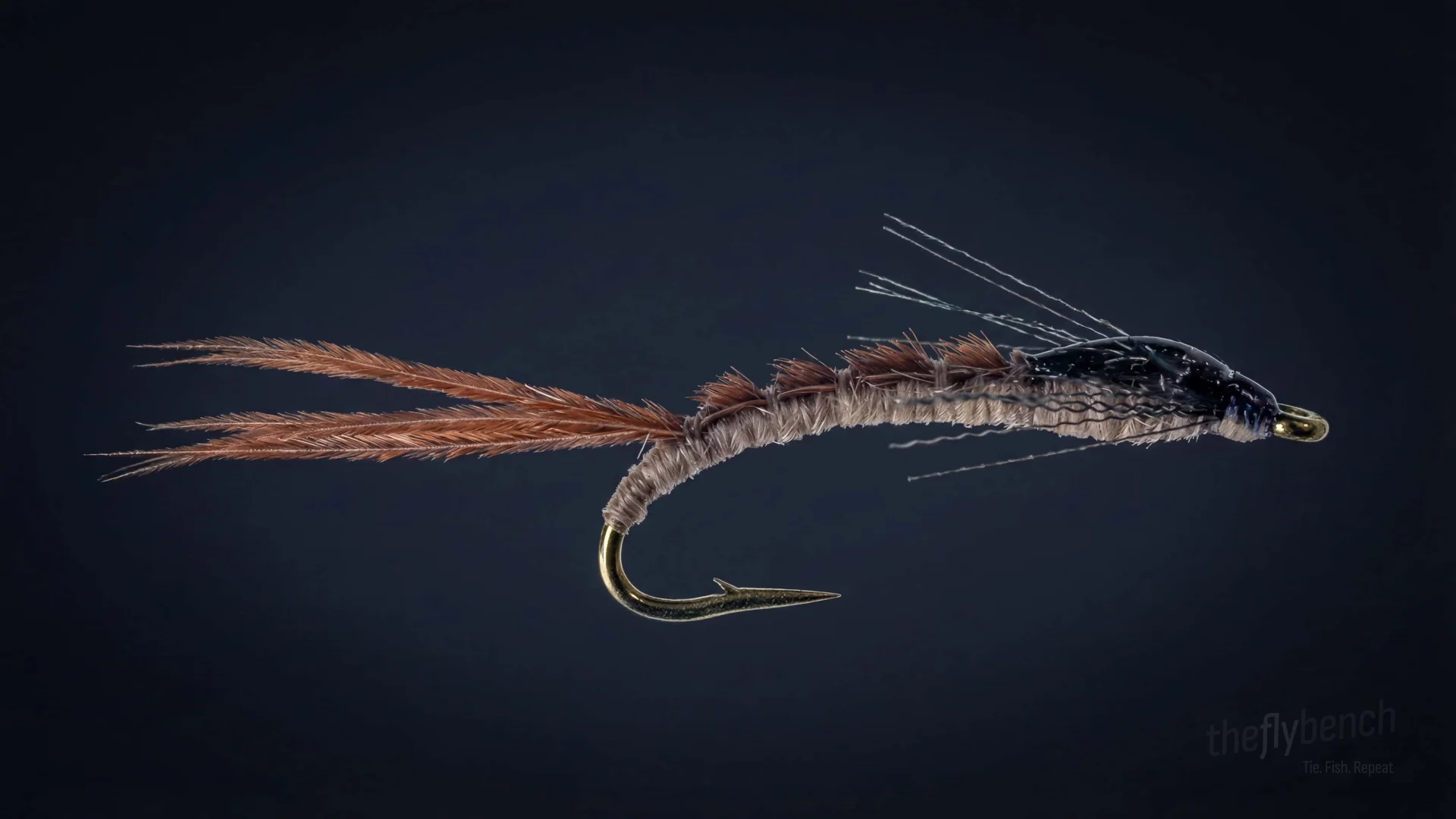 Big Bear Emerger fly pattern - imitates Mayflies tied for Trout