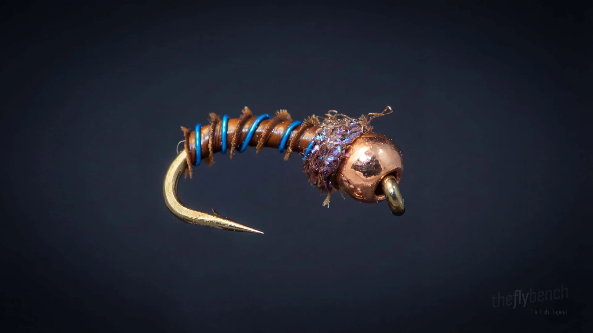 Biot Midge Pupa fly pattern - imitates Midge Pupae tied for Trout