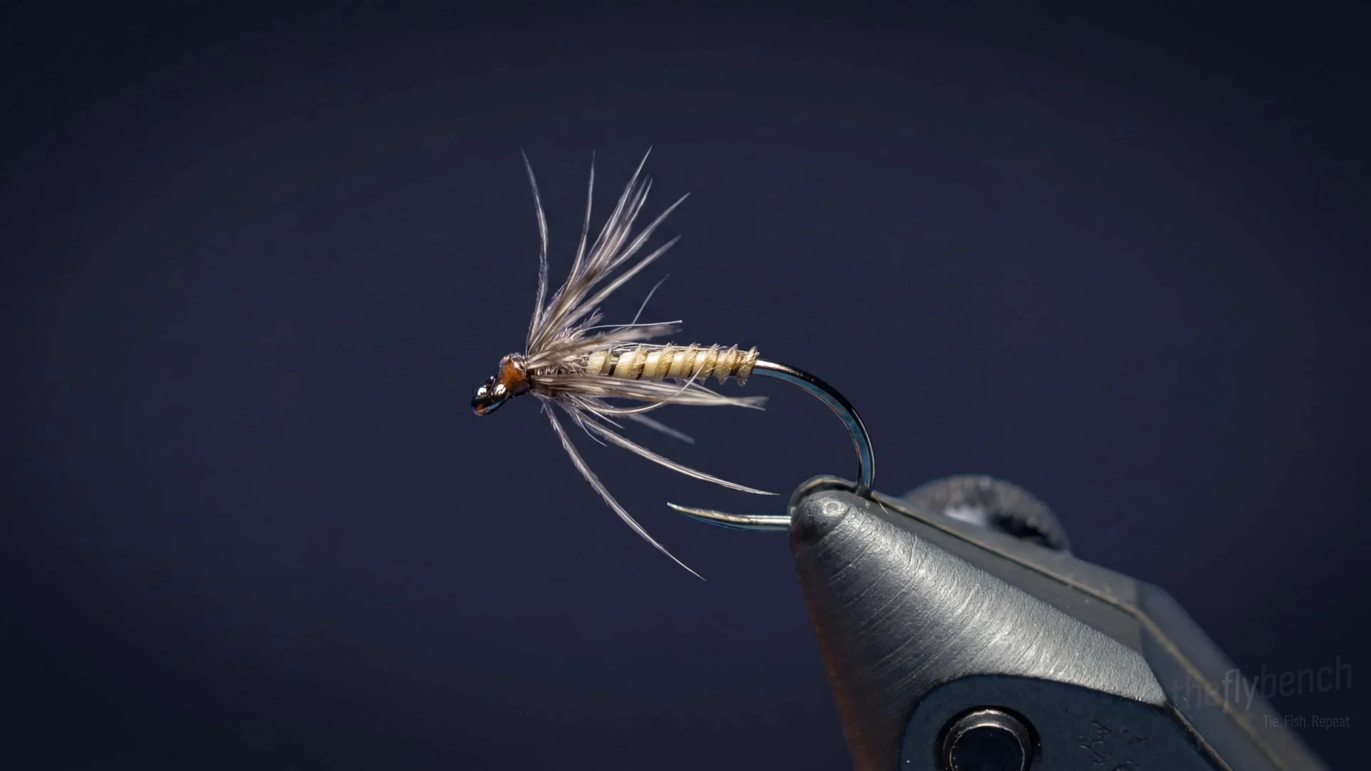 Biot Soft Hackle fly pattern - imitates Mayfly Nymphs tied for Trout