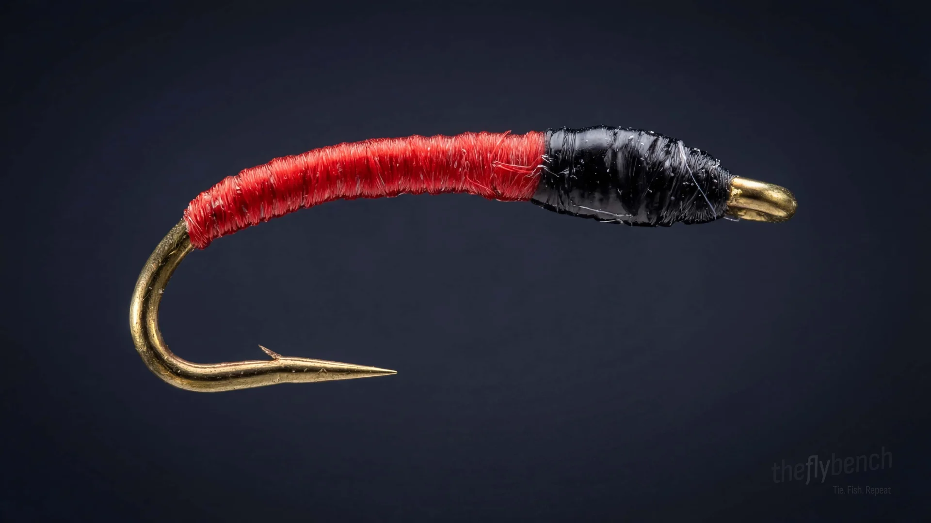 Blood Midge fly pattern - imitates Midges tied for Trout