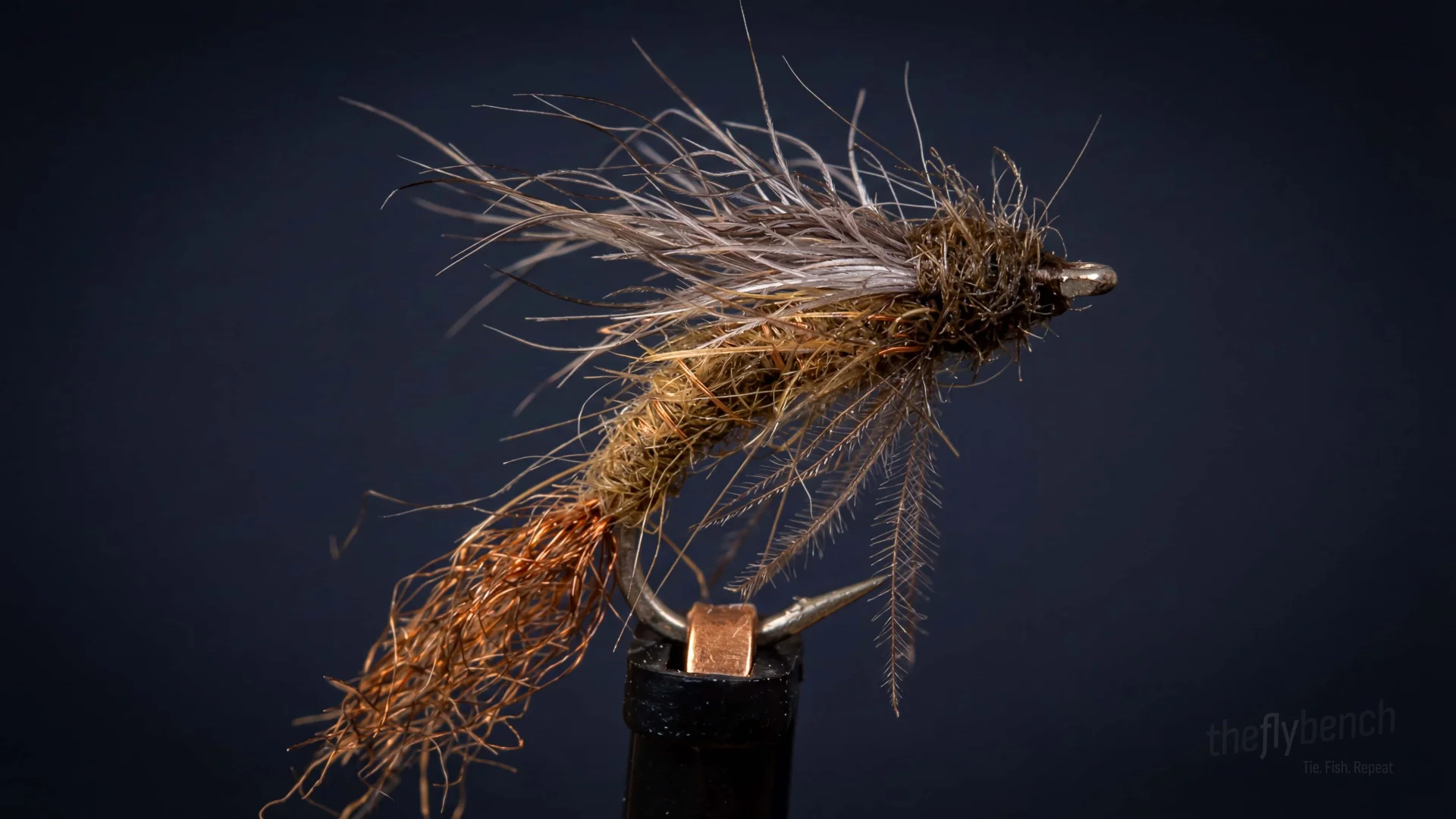 Cloud Emerger fly pattern - imitates Mayflies tied for Trout