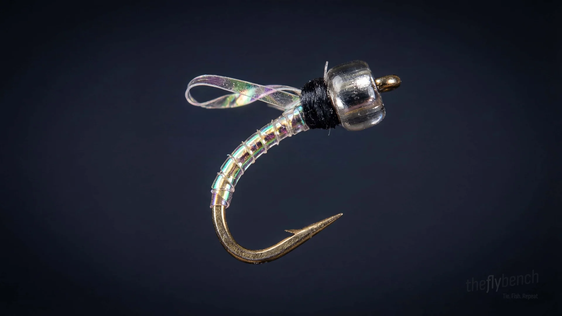 Ginny Midge fly pattern - imitates Midges tied for Trout