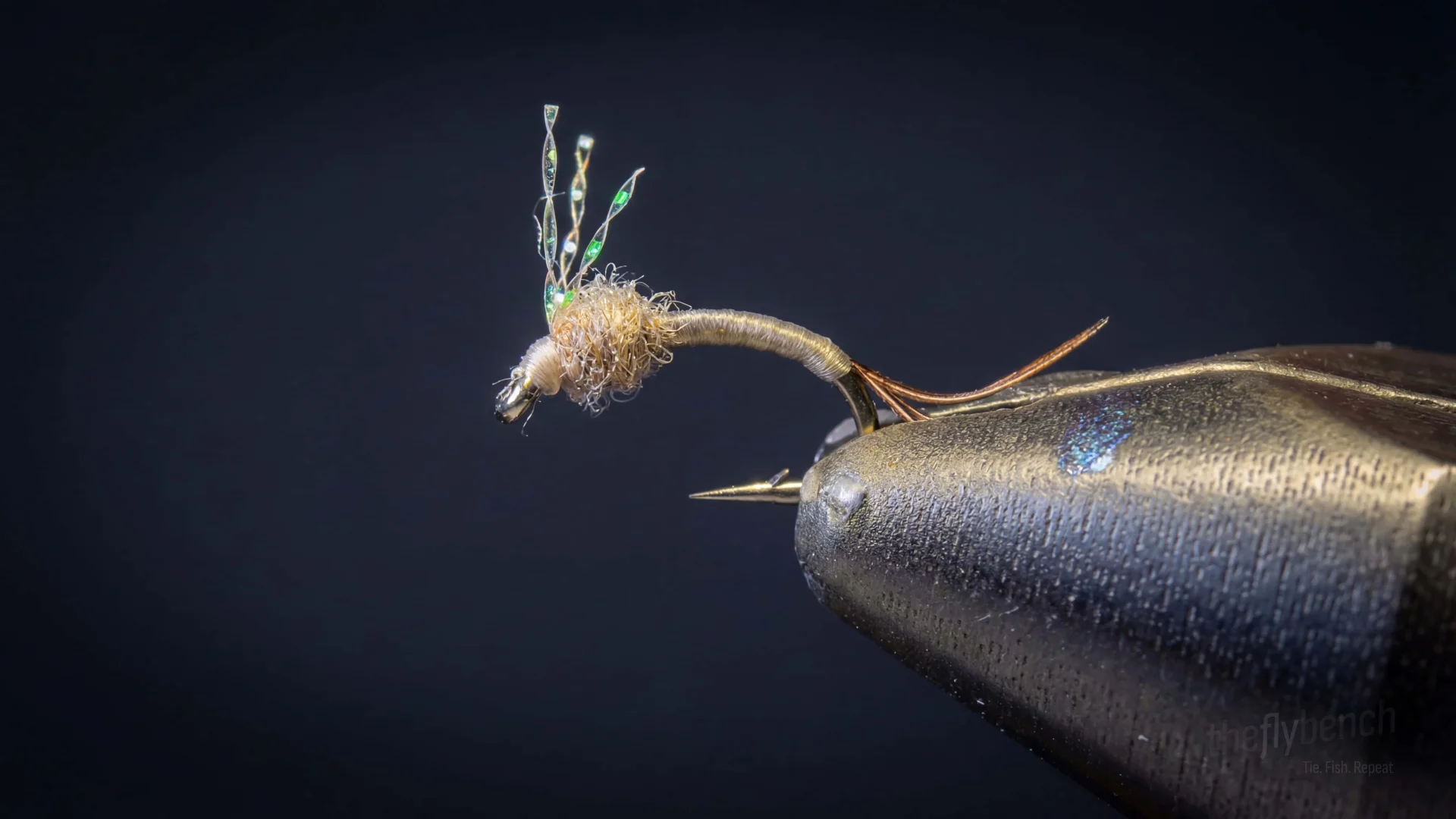 Johnny Flash fly pattern - imitates Midges tied for Trout