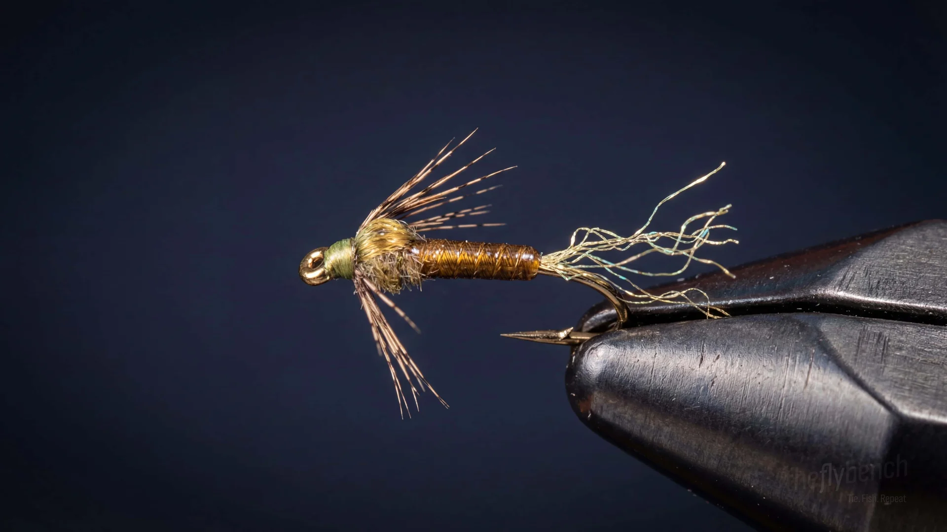 Pueblo Emerger fly pattern - imitates Midges tied for Trout