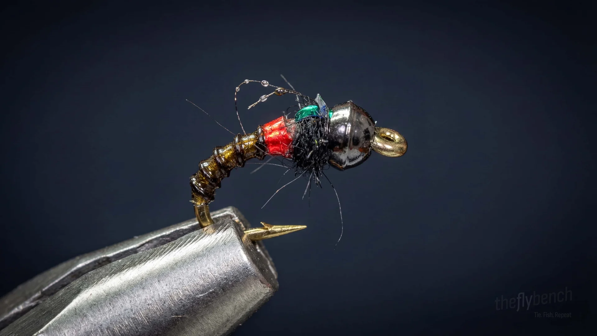 Red Neck Midge fly pattern - imitates Midges tied for Trout