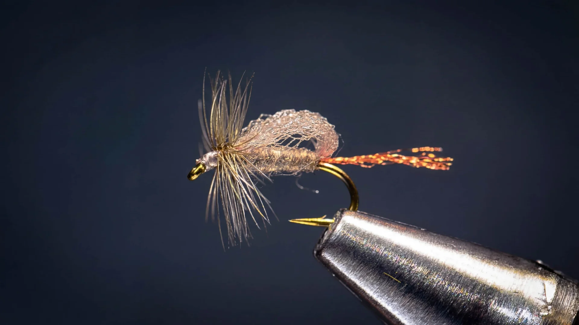Roy's Special Emerger fly pattern - imitates Mayflies, Emergers tied for Trout