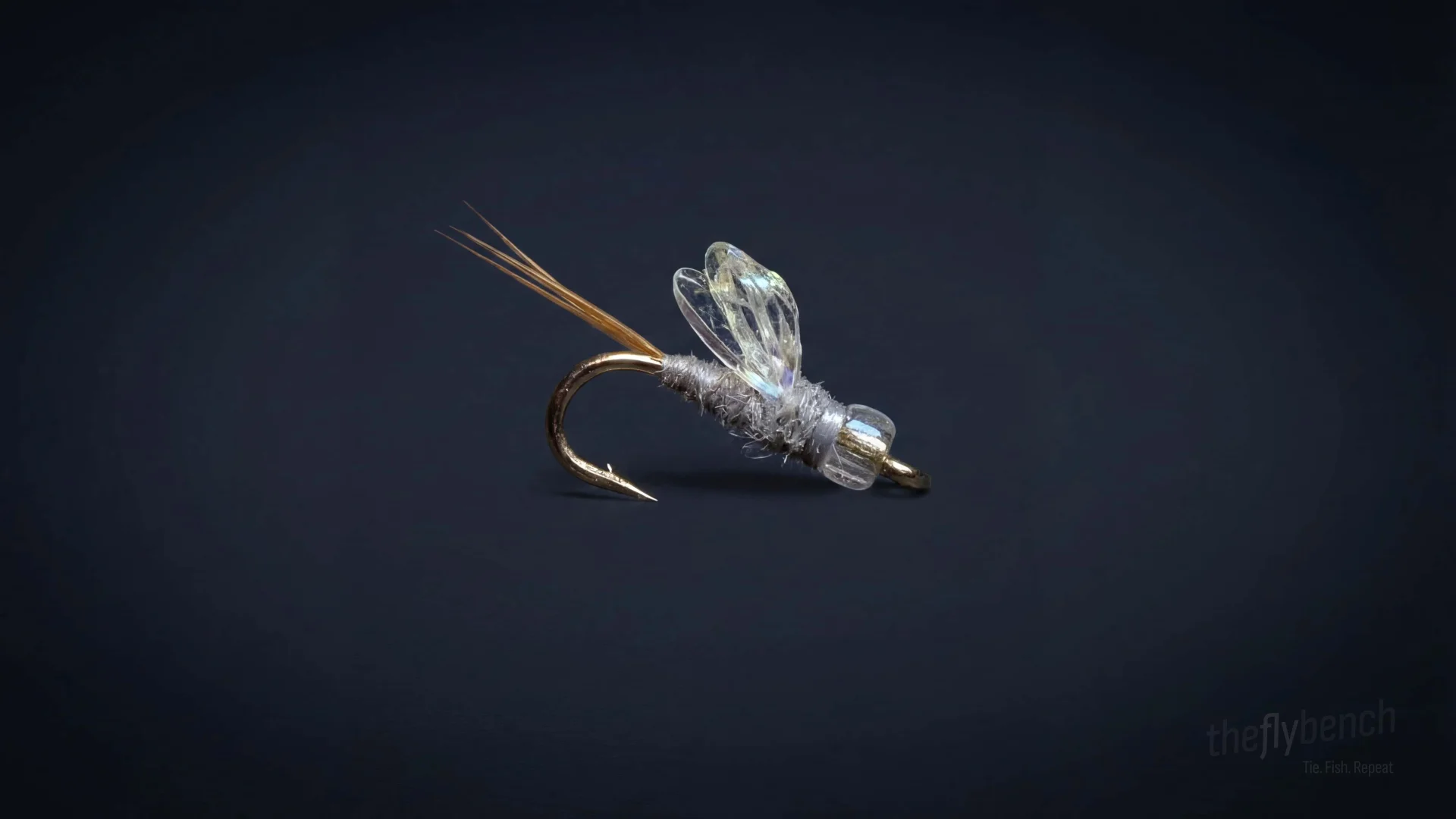 RS2 fly pattern - imitates Midges, Mayflies tied for Trout