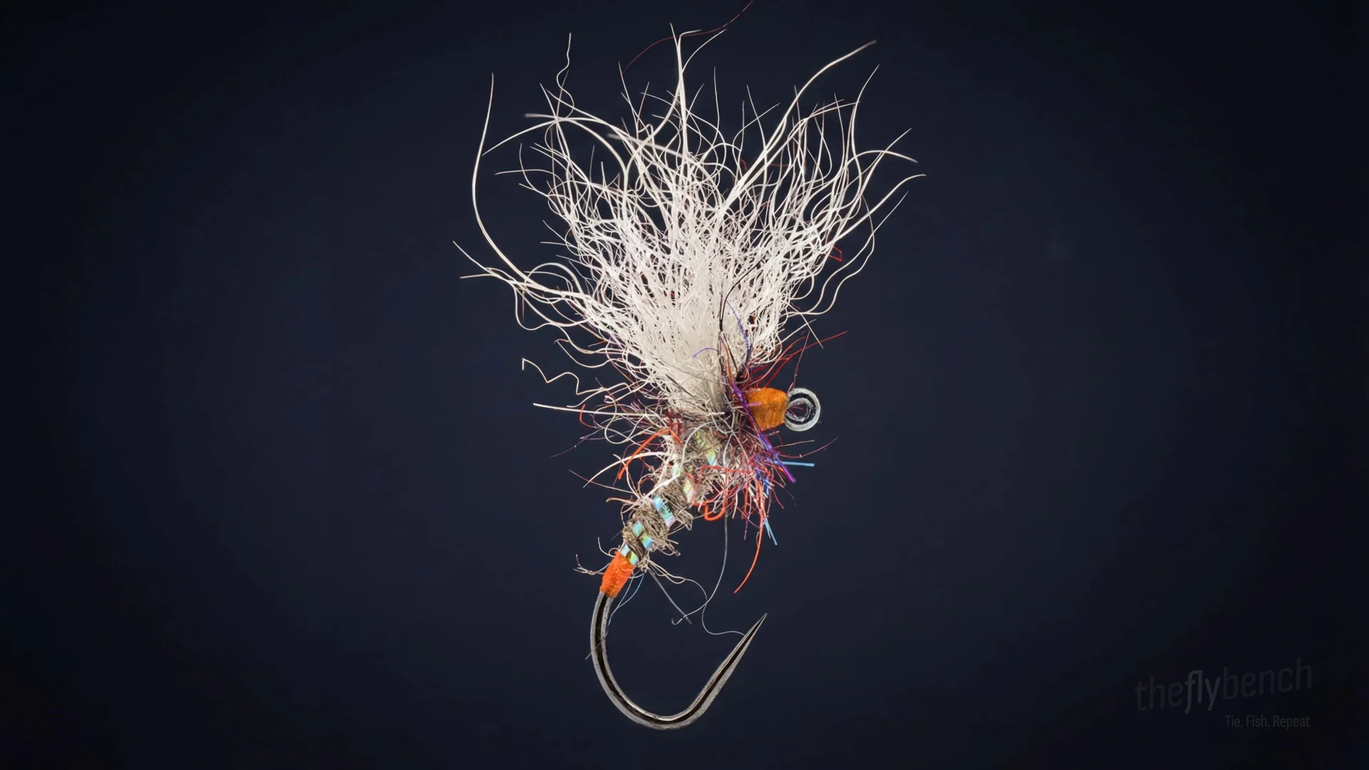 Snowshoe Emerger fly pattern - imitates Emerging Insects tied for Trout