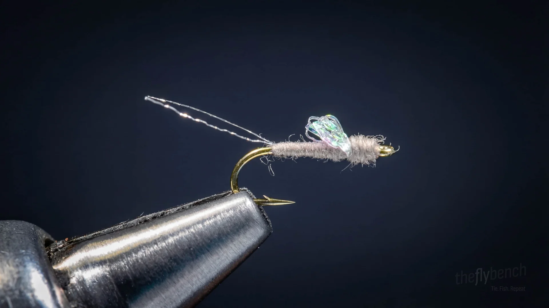 Sparkle Wing RS2 fly pattern - imitates Mayflies, Baetis, Midges, Emergers tied for Trout