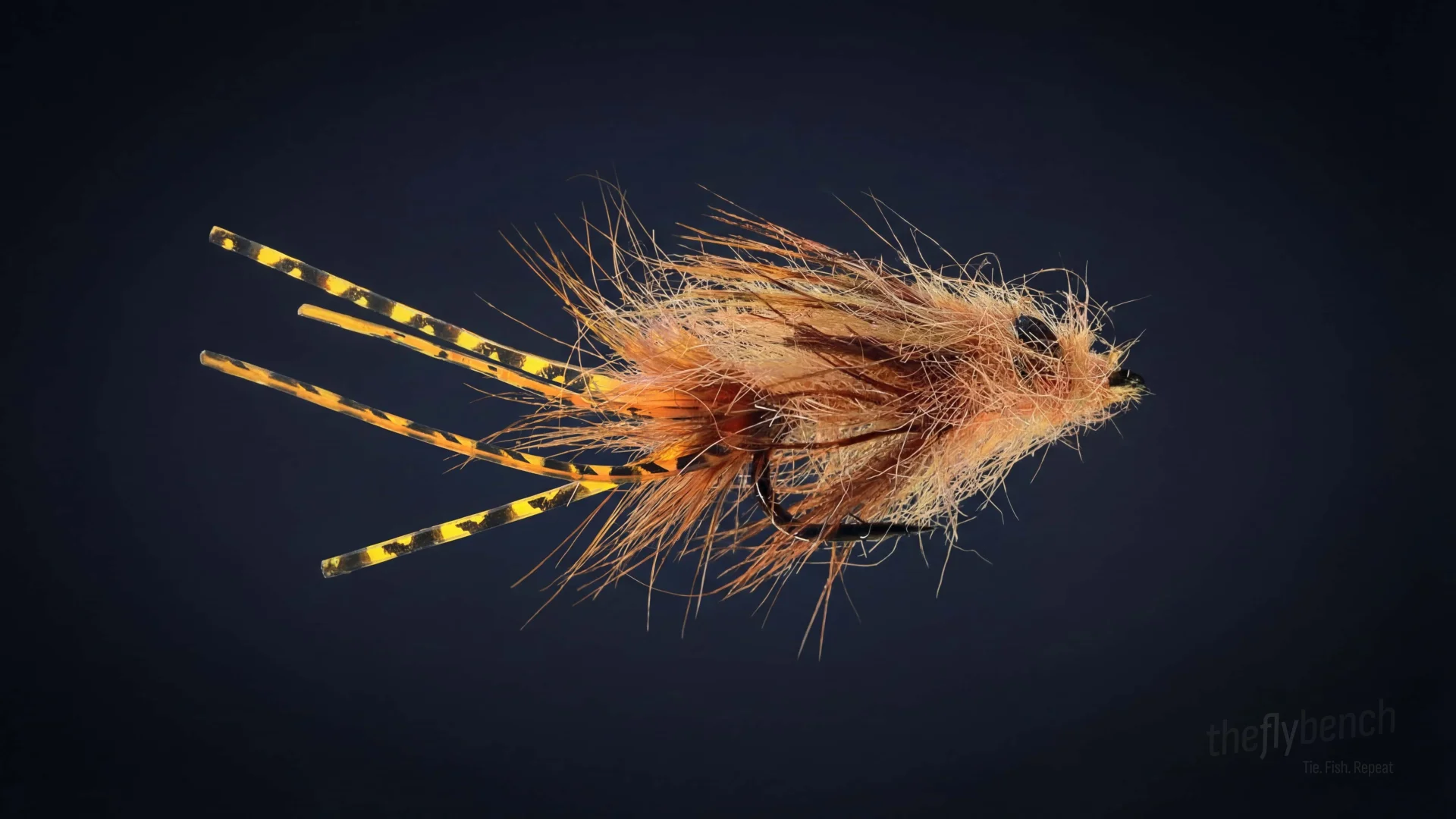 Barry's Carp Bitter fly pattern - imitates Aquatic Insects, Crustaceans tied for Carp