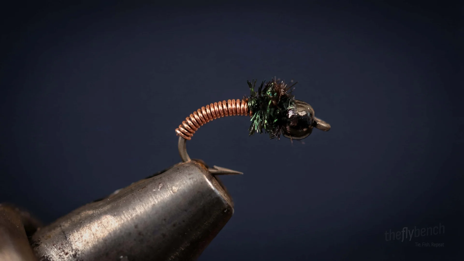 Bead Head Brassie fly pattern - imitates Midges tied for Trout