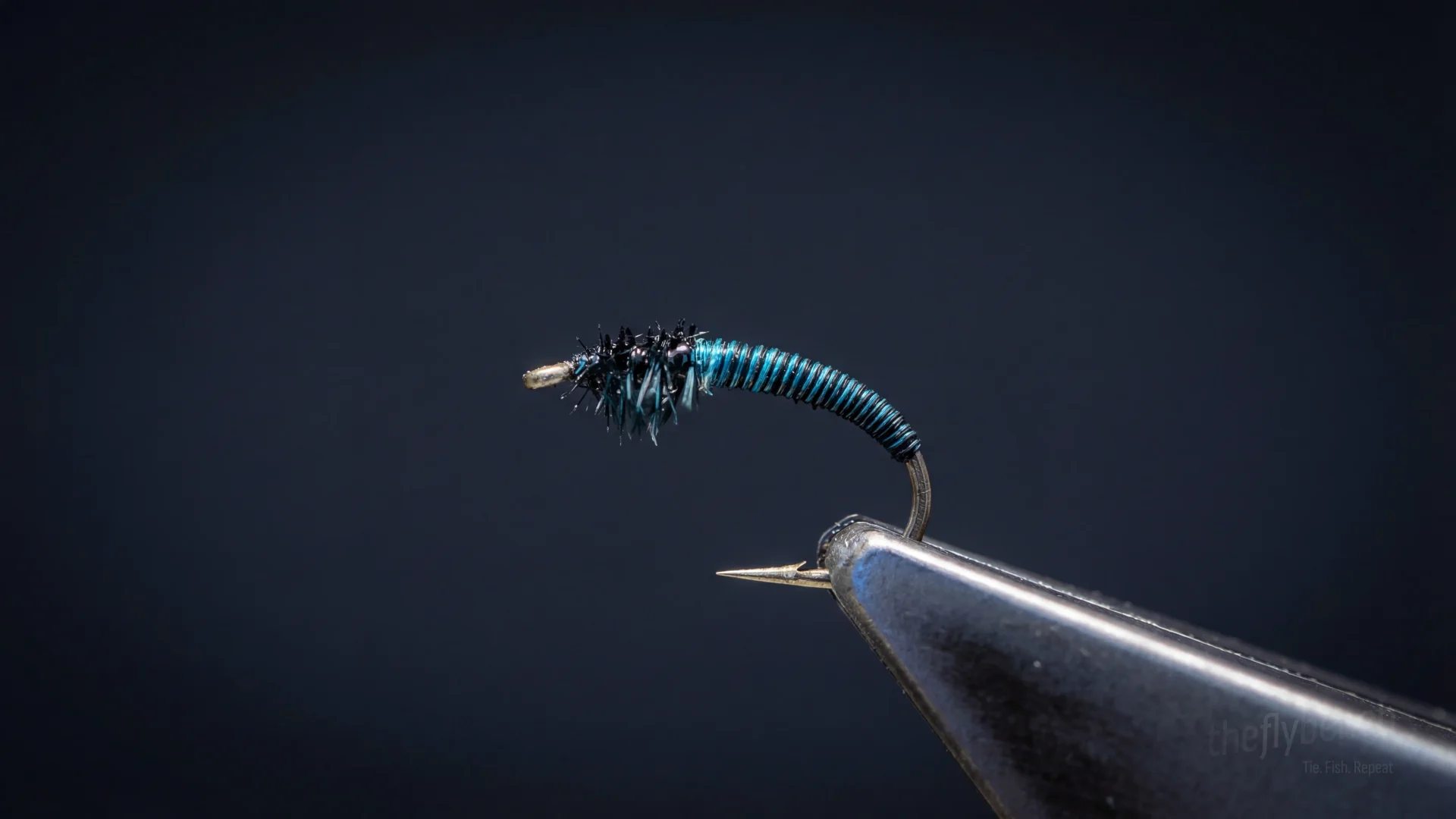 Caddis Quill Larva fly pattern - imitates Caddis tied for Trout