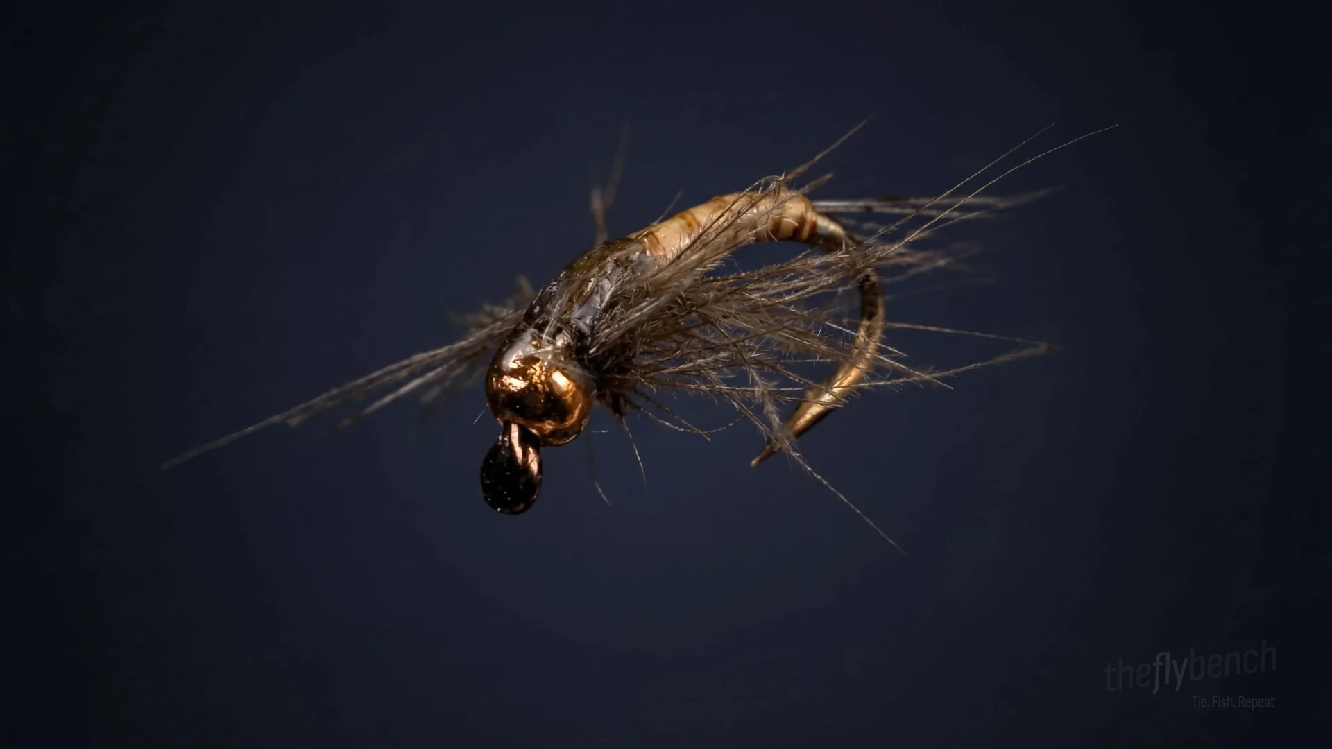 CDC Downey Wonder Nymph fly pattern - imitates Aquatic Insects tied for Trout