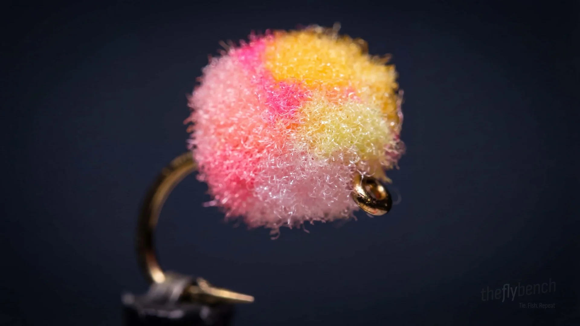 Clown Egg fly pattern - imitates Eggs tied for Trout