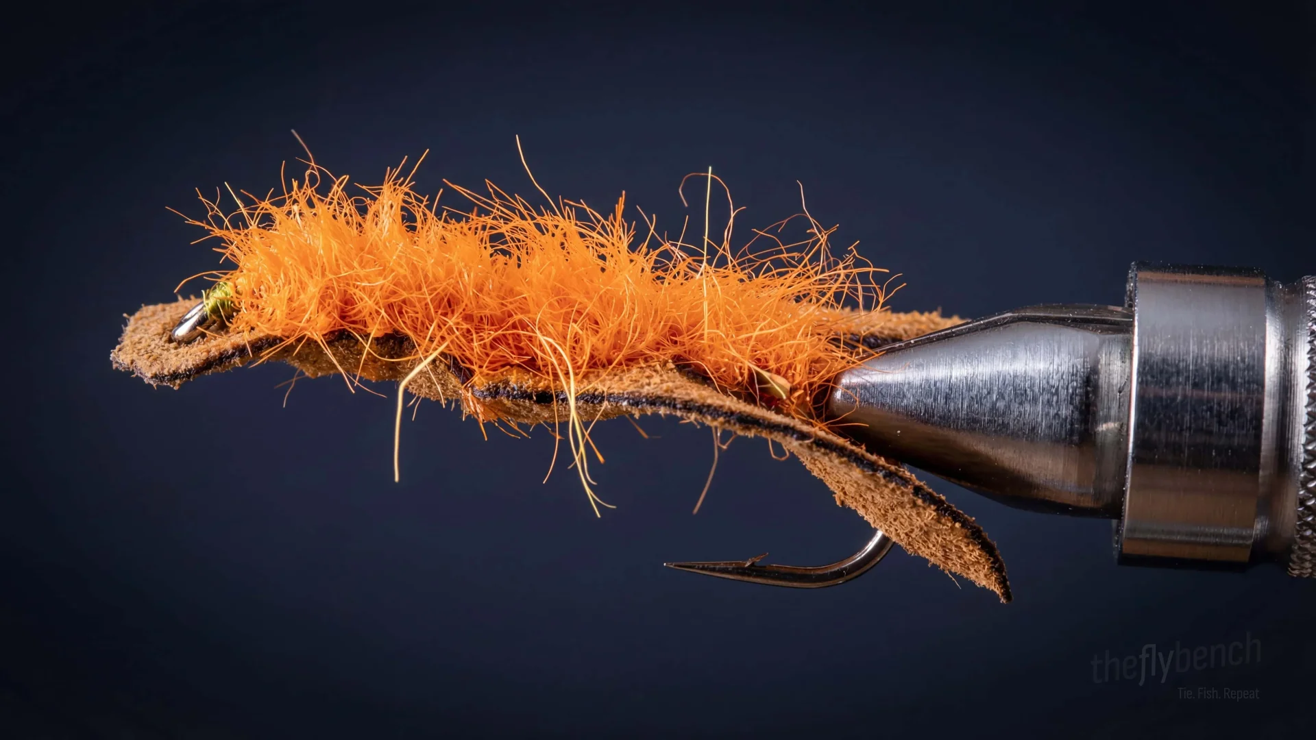 CrawBody Crawfish fly pattern - imitates Crayfish tied for Bass, Trout