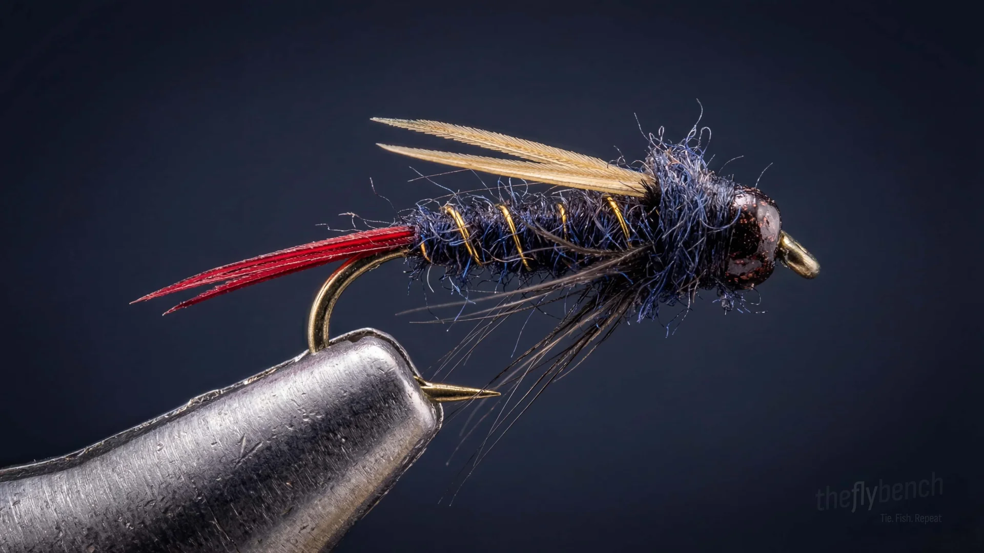 Dark Lord fly pattern - imitates Mayflies tied for Trout