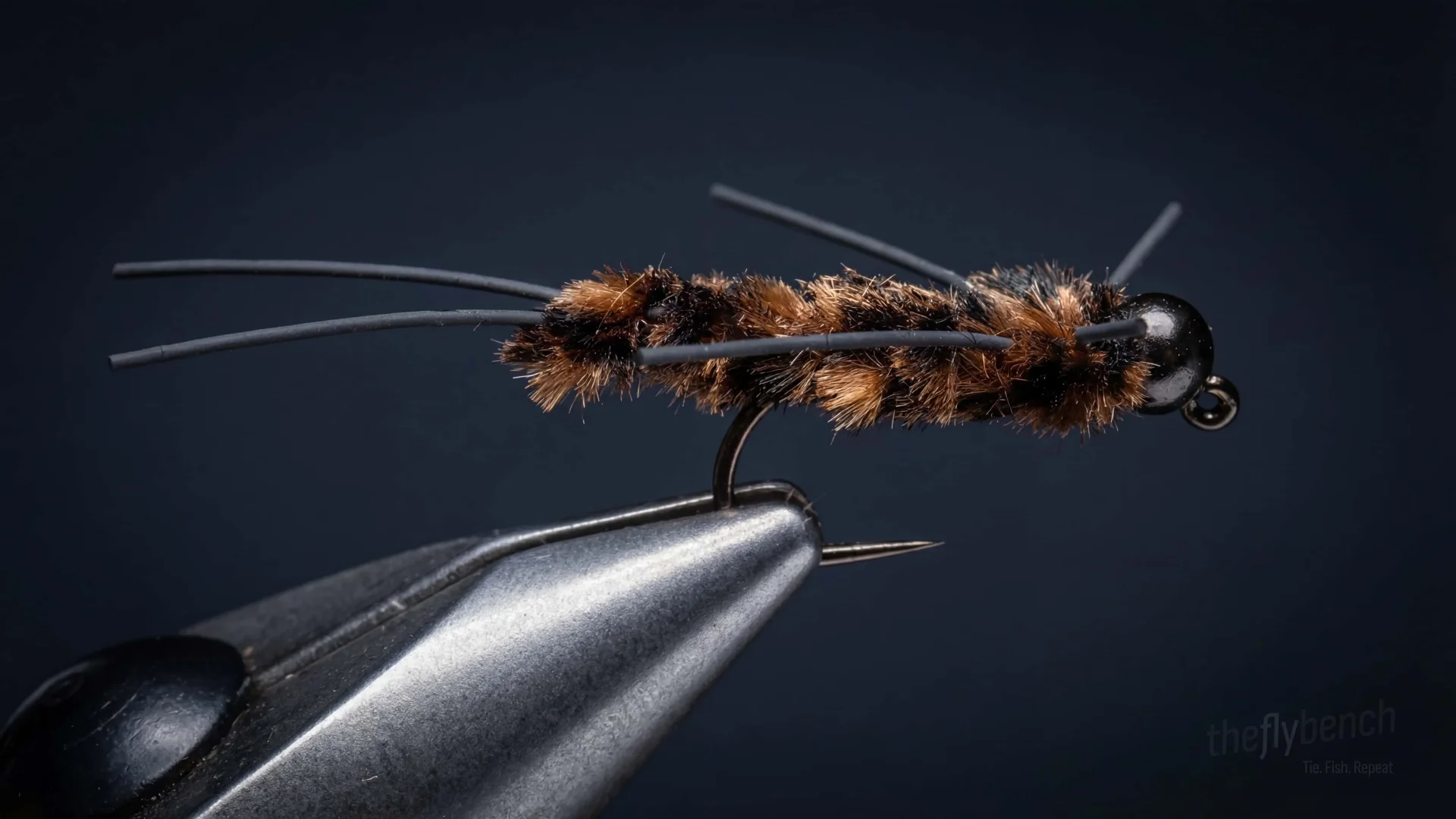 Get It Down Pat's fly pattern - imitates Stoneflies tied for Trout, Steelhead