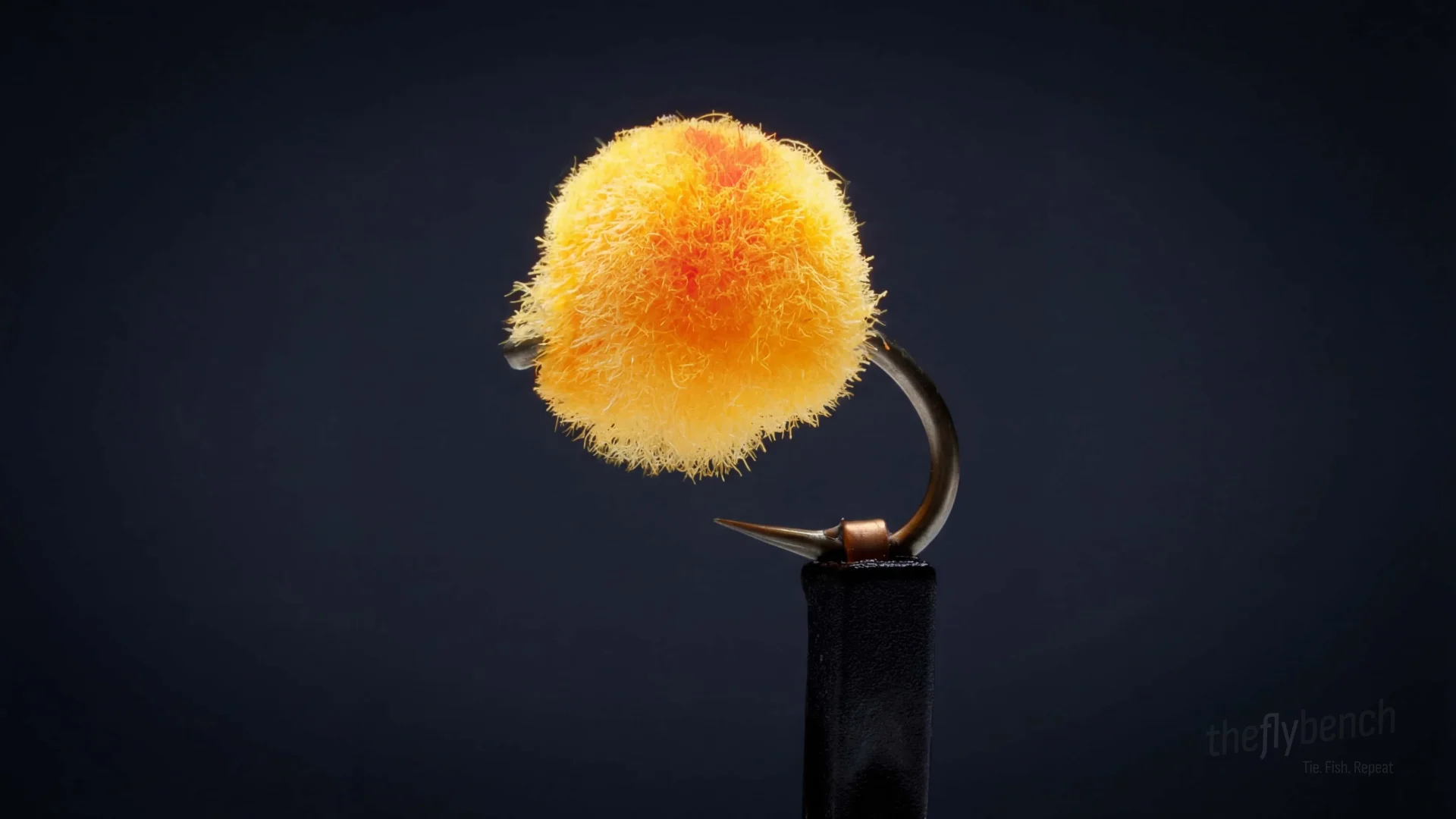 Glo Bug fly pattern - imitates Eggs tied for Trout