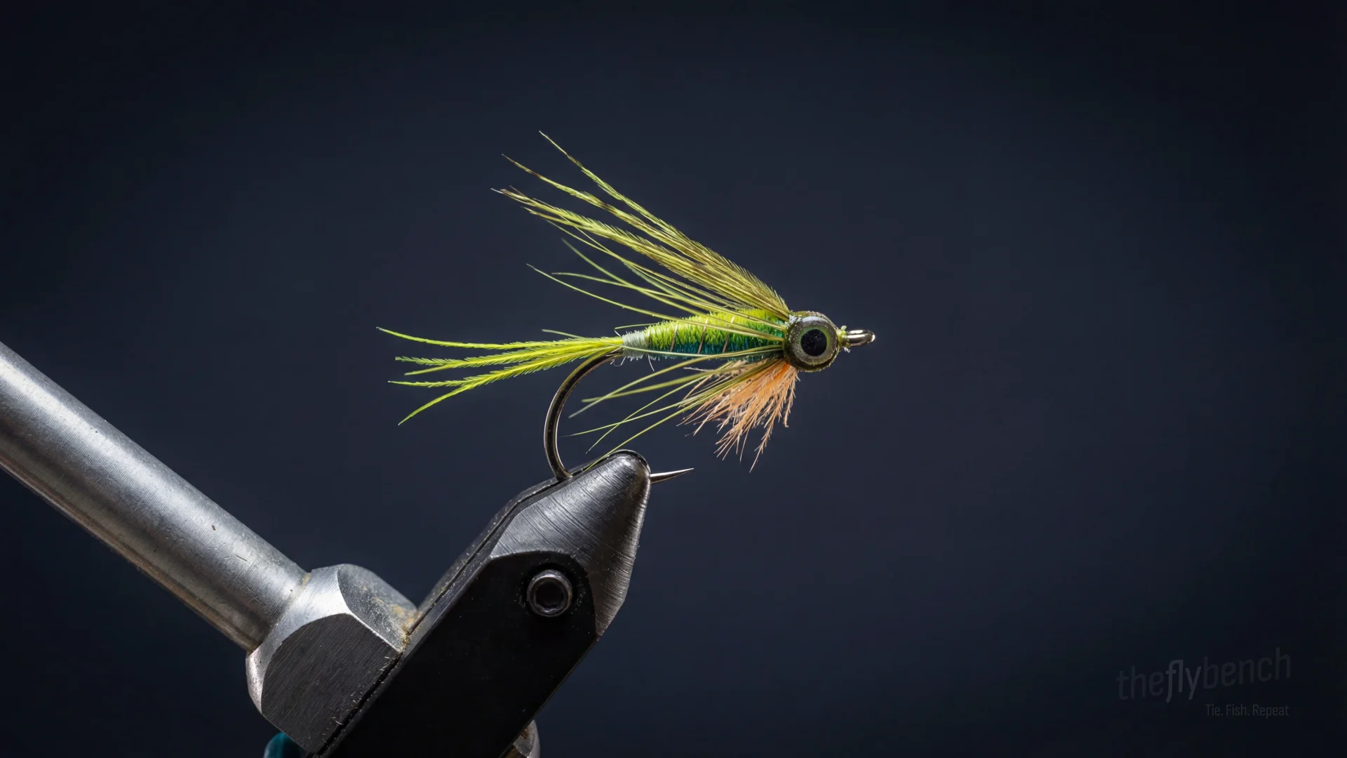 Green Lantern fly pattern - imitates Attractor tied for Sockeye Salmon