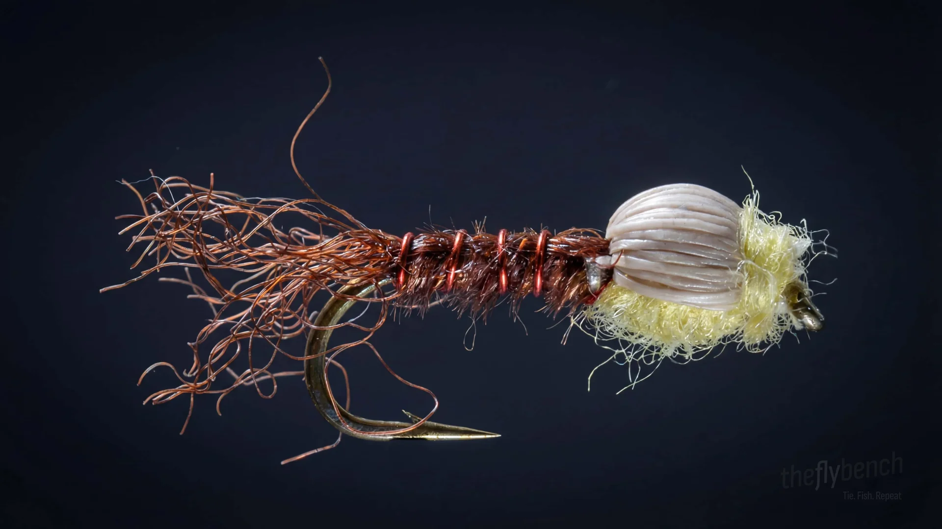 Halfback Emerger fly pattern - imitates Mayflies tied for Trout