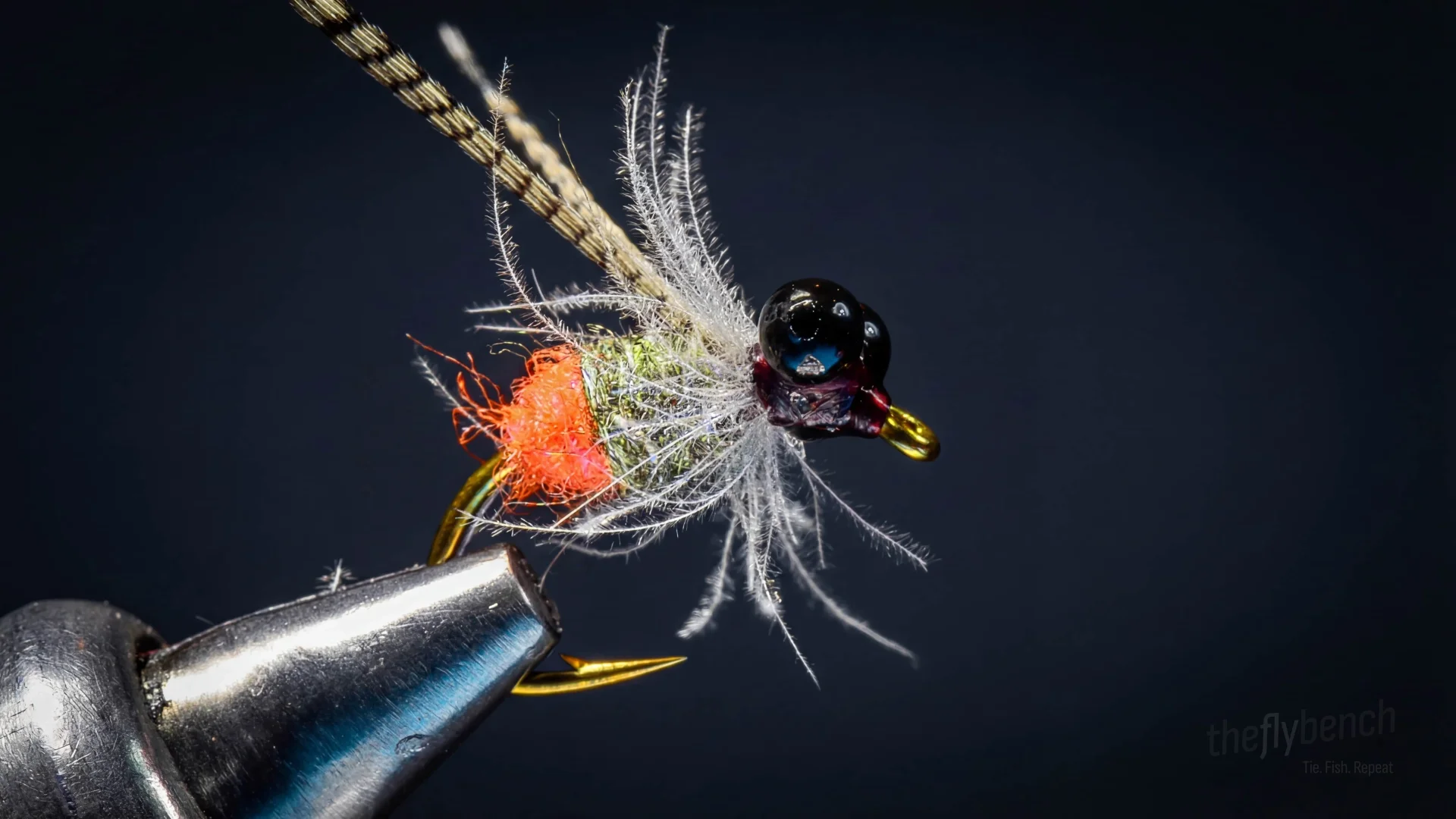 Hipster Dufus Carp fly pattern - imitates Caddis Larvae, Crayfish, General Carp Food tied for Carp