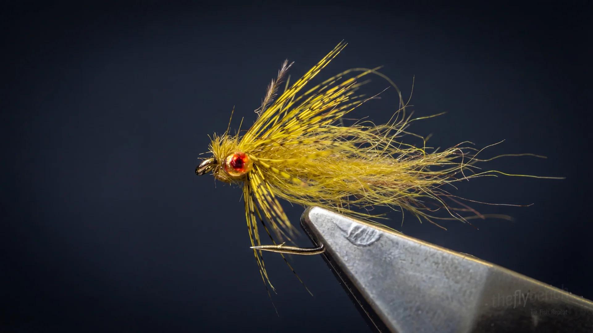 Llama Dragonfly Nymph fly pattern - imitates Dragonfly Nymphs tied for Trout