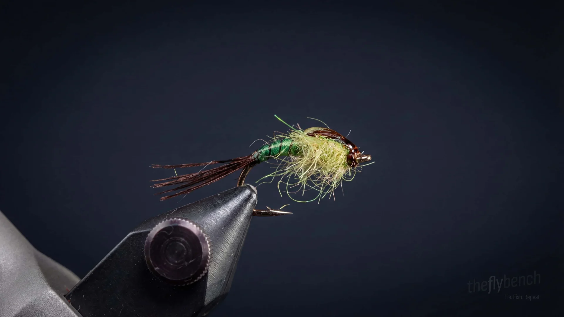 Steelhead Nymph fly pattern - imitates Attractor, Mayfly Nymphs tied for Steelhead, Trout